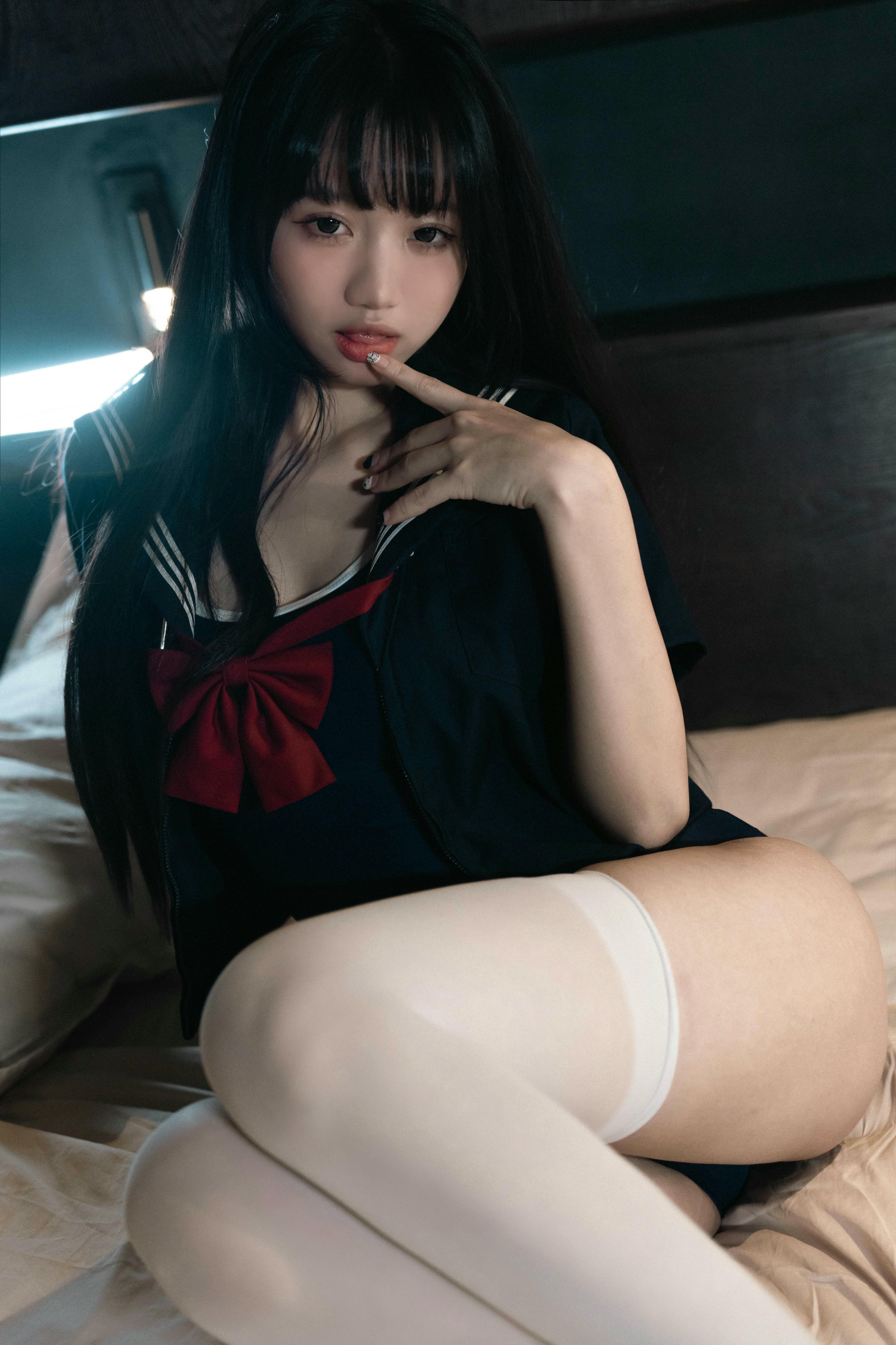 柒柒要乖哦 NO.047 白丝死库水 [140P-1.11GB]_第4集