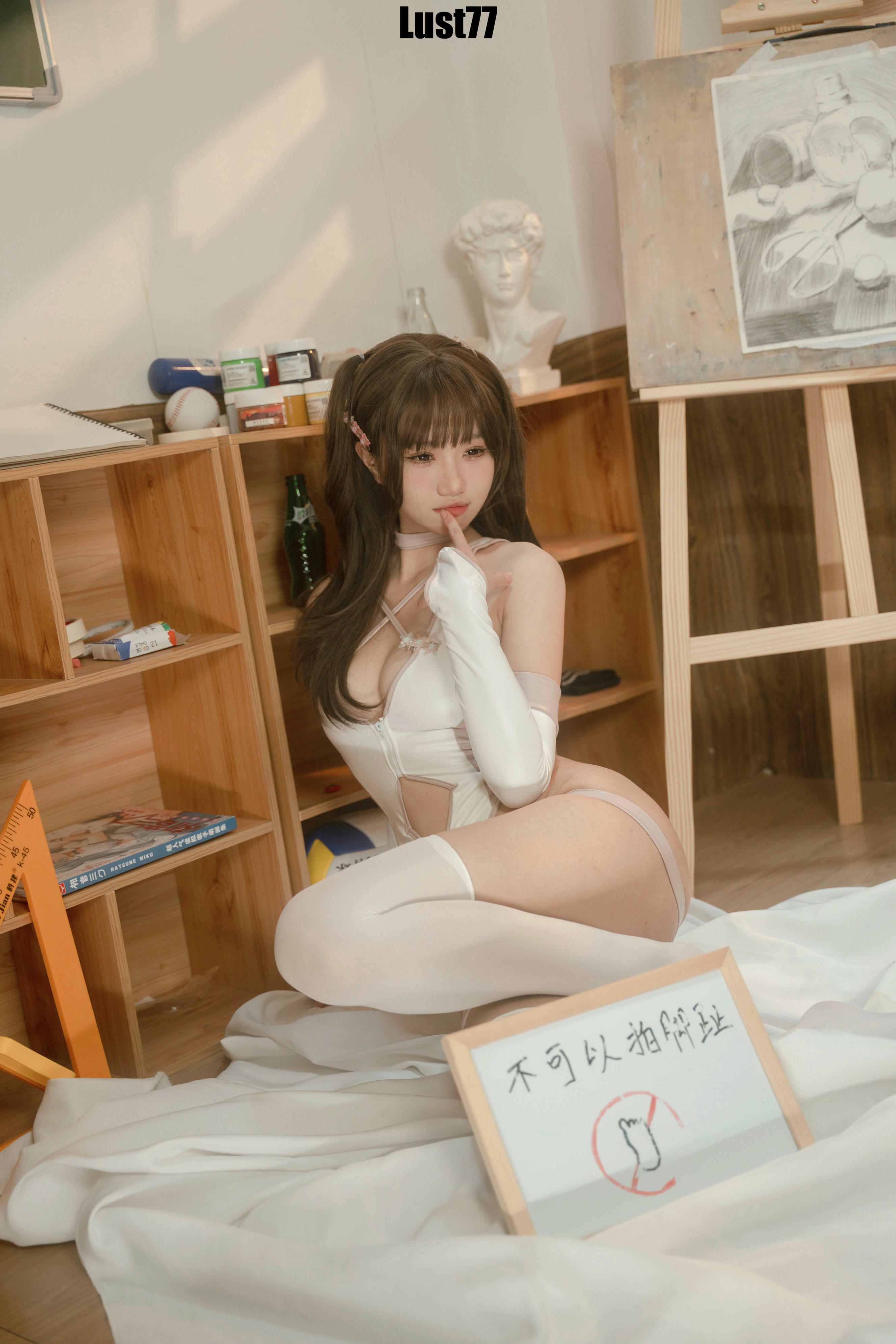 柒柒要乖哦 NO.051 柒柒不可爱 粉色泳衣 [79P 1GB]_第3集