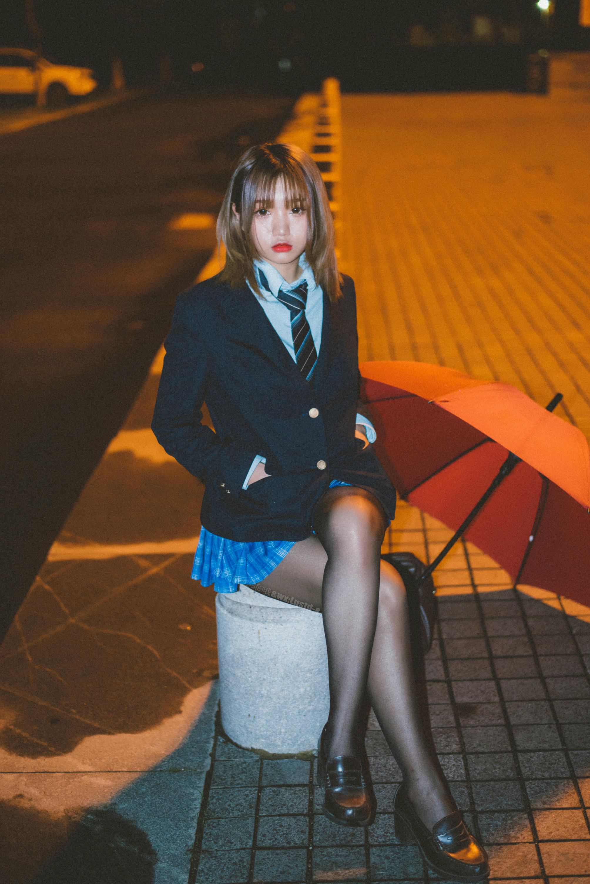 柒柒要乖哦 NO.018 深夜公园JK [36P 400MB]_第2集