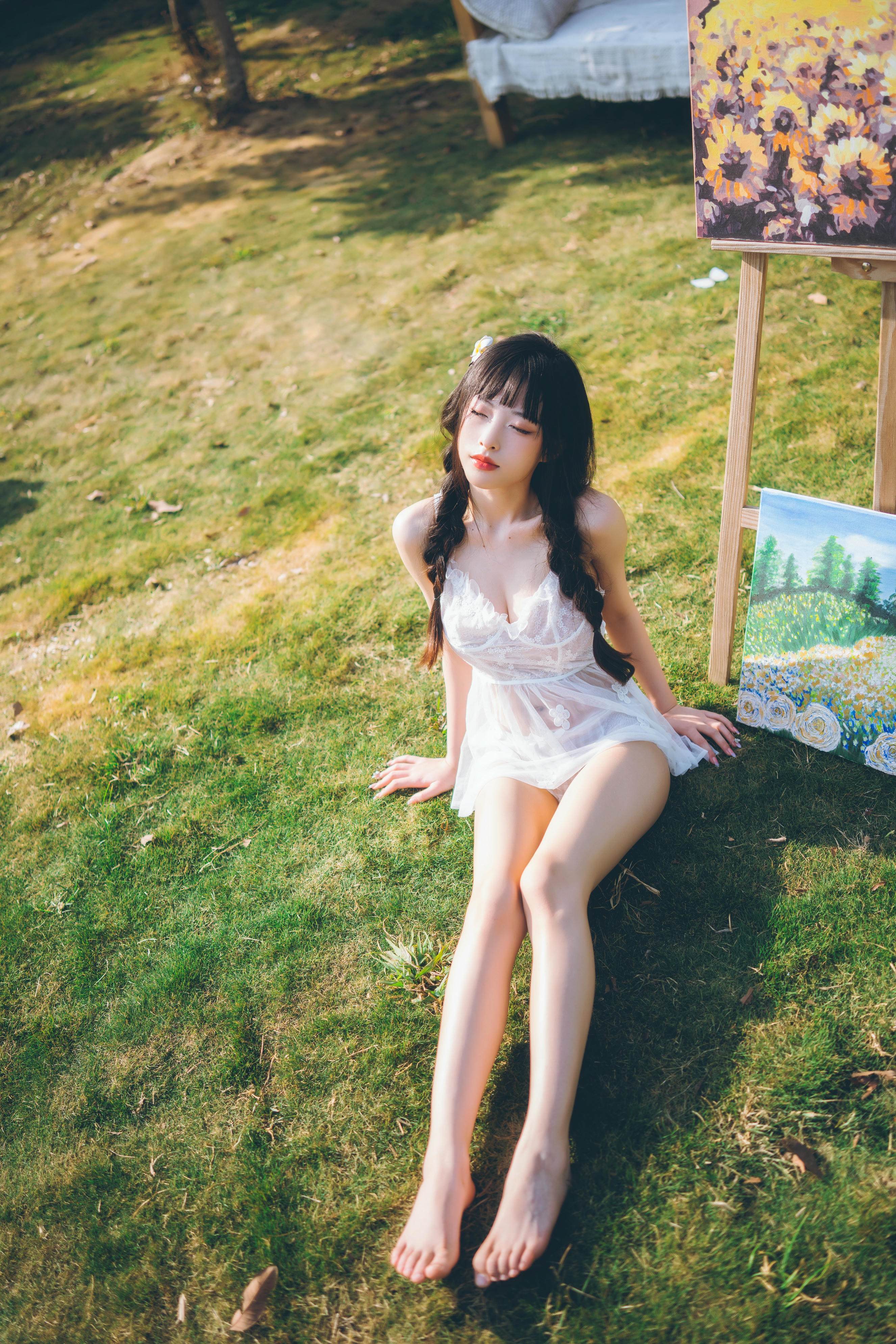 清水由乃 NO.021 田园蕾丝裙 [65P-2.66GB]_第1集