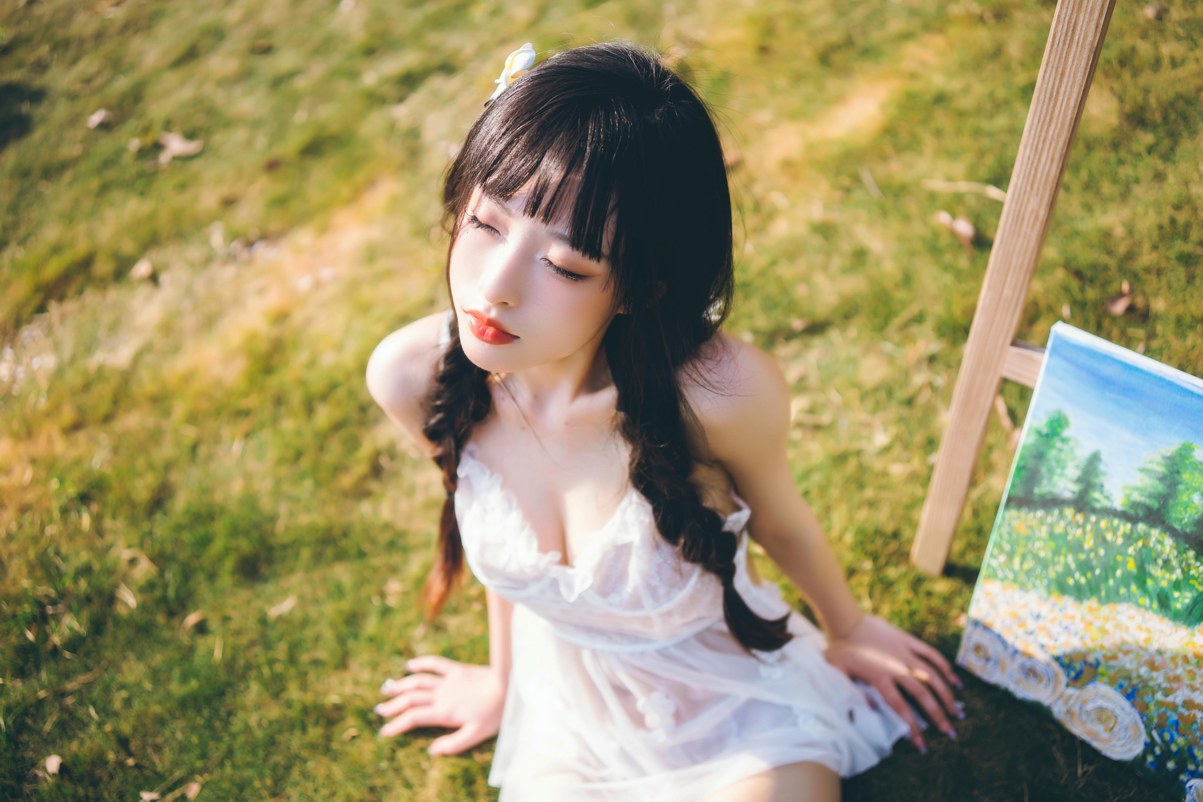 清水由乃 NO.021 田园蕾丝裙 [65P-2.66GB]_第1集