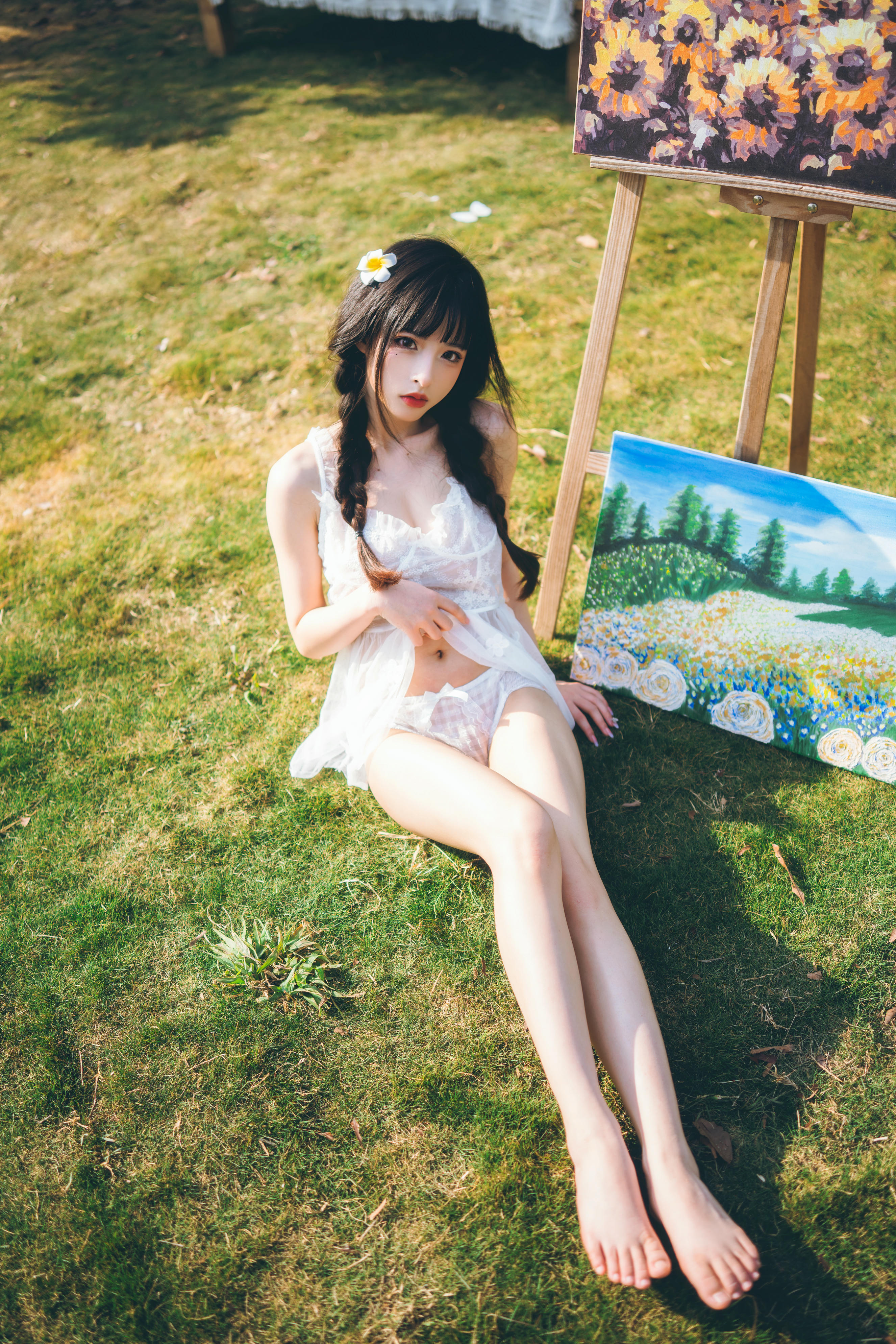 清水由乃 NO.021 田园蕾丝裙 [65P-2.66GB]_第1集