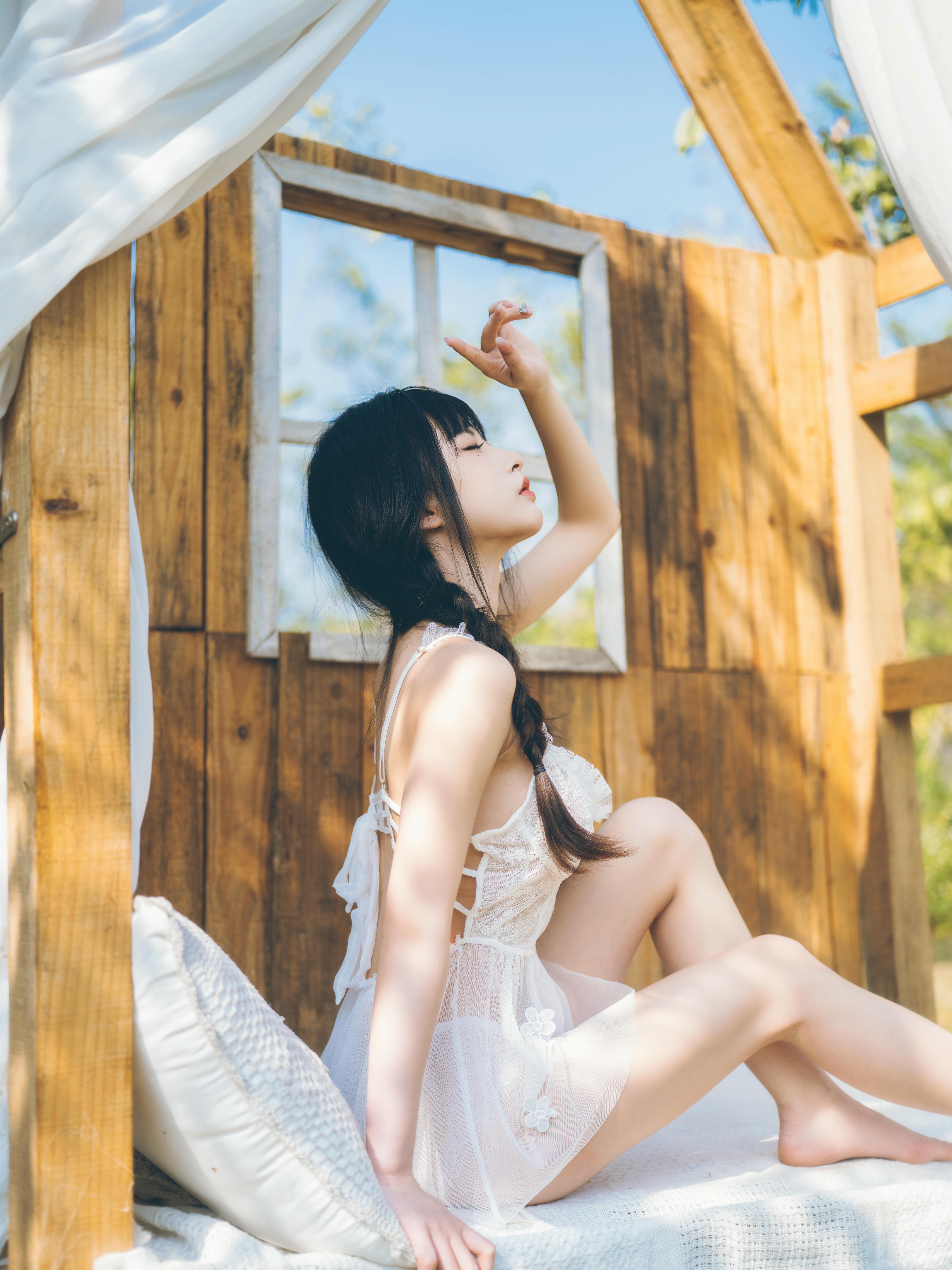 清水由乃 NO.021 田园蕾丝裙 [65P-2.66GB]_第2集