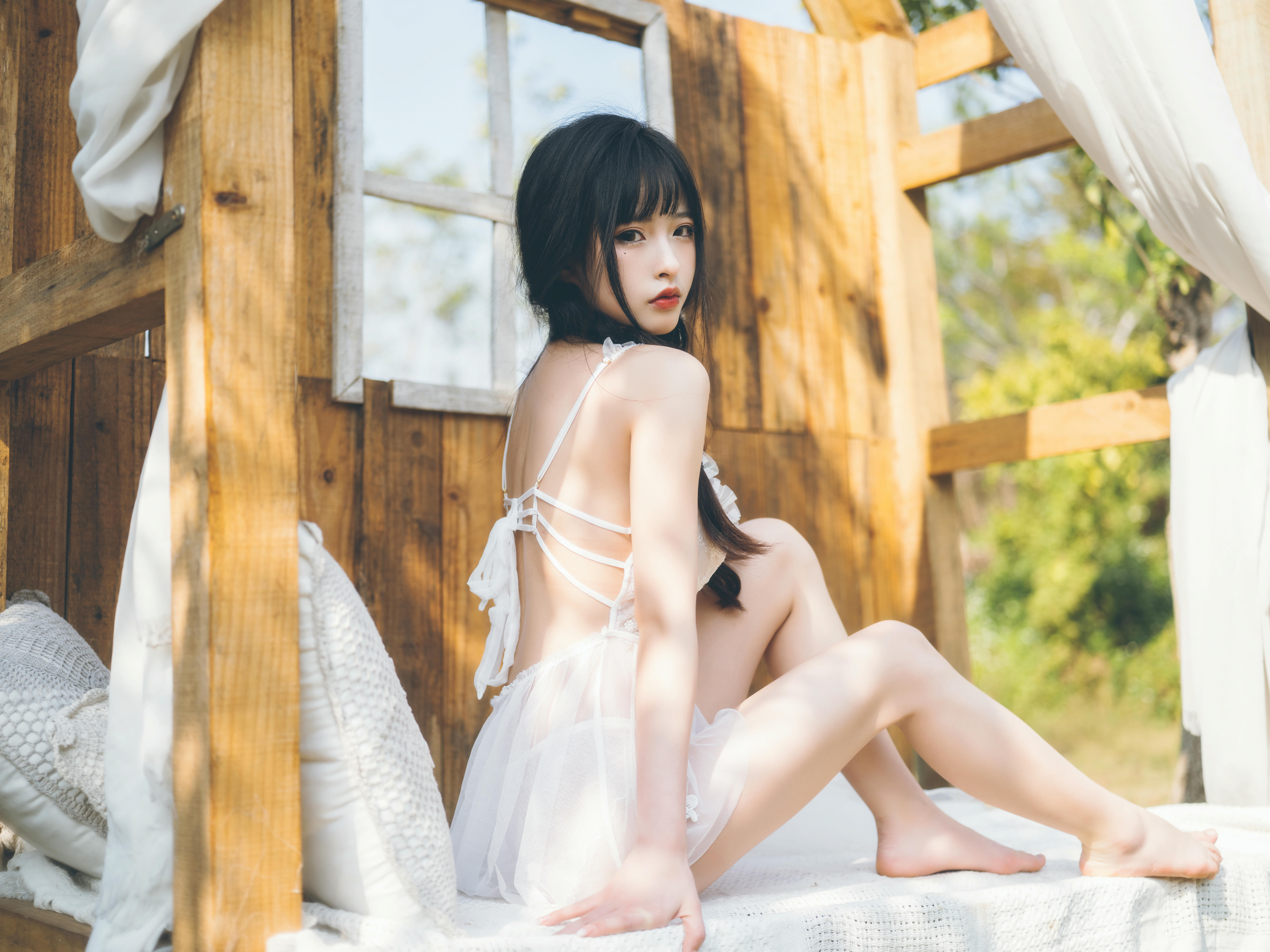 清水由乃 NO.021 田园蕾丝裙 [65P-2.66GB]_第2集
