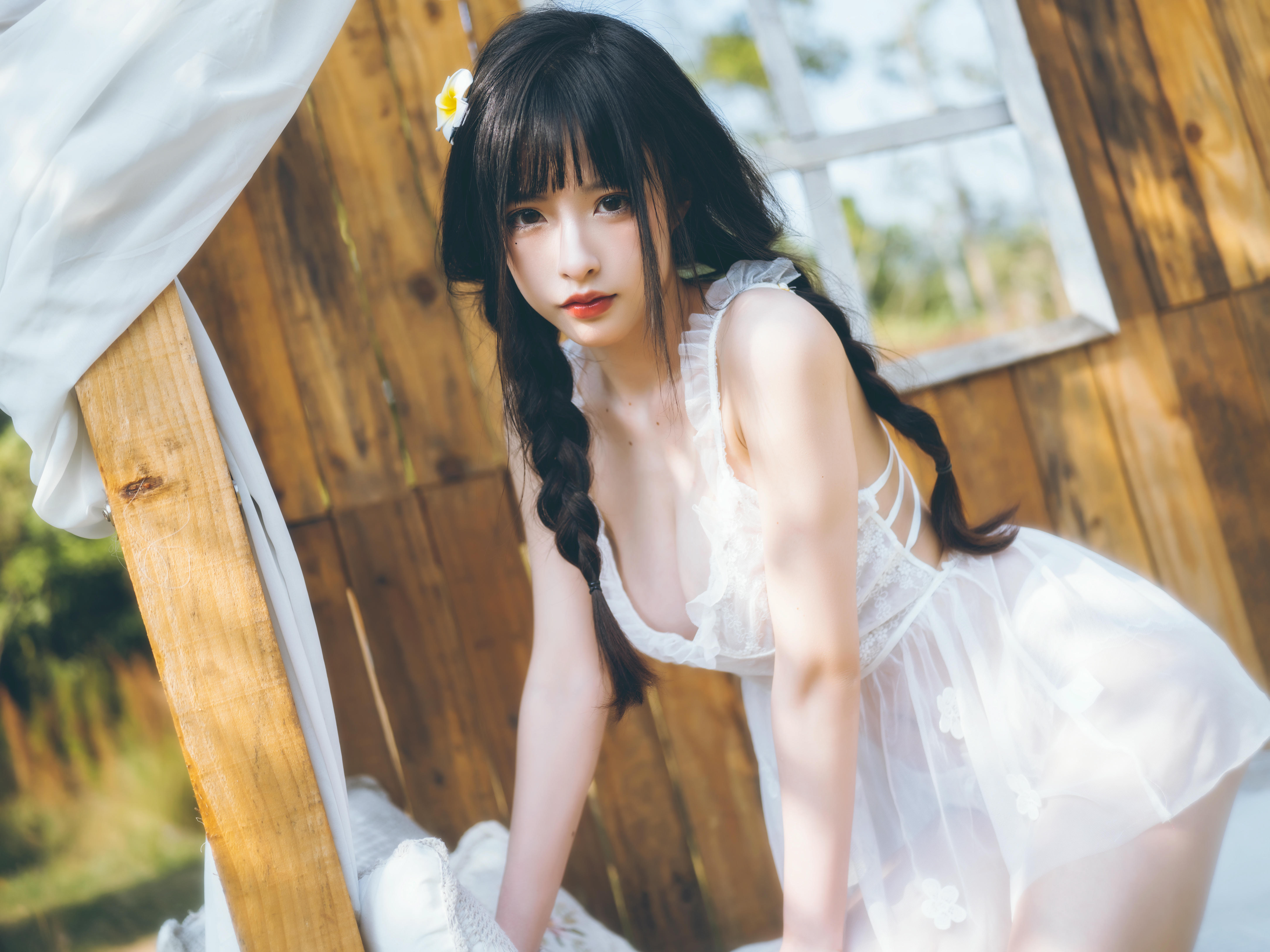 清水由乃 NO.021 田园蕾丝裙 [65P-2.66GB]_第2集