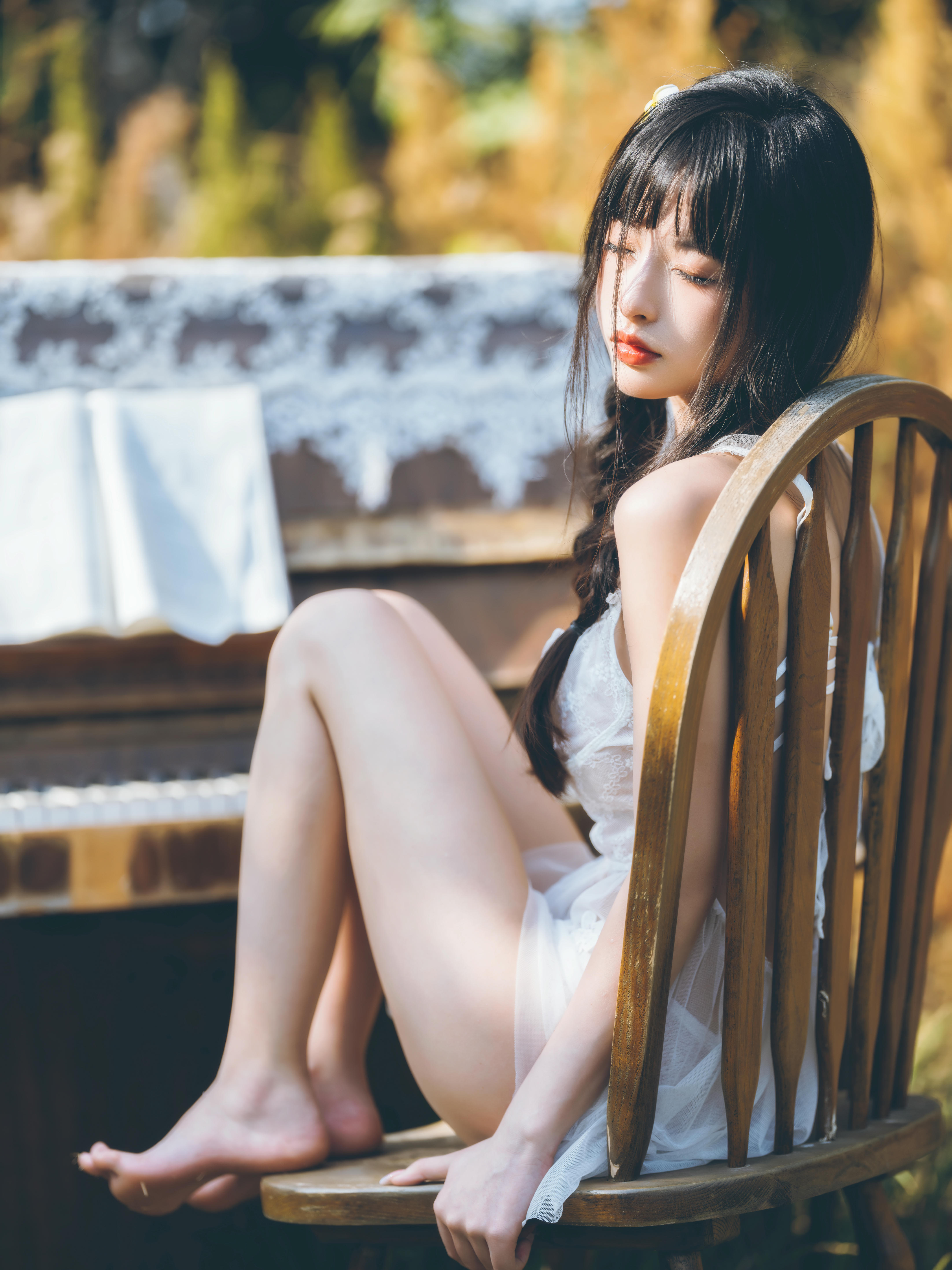 清水由乃 NO.021 田园蕾丝裙 [65P-2.66GB]_第3集