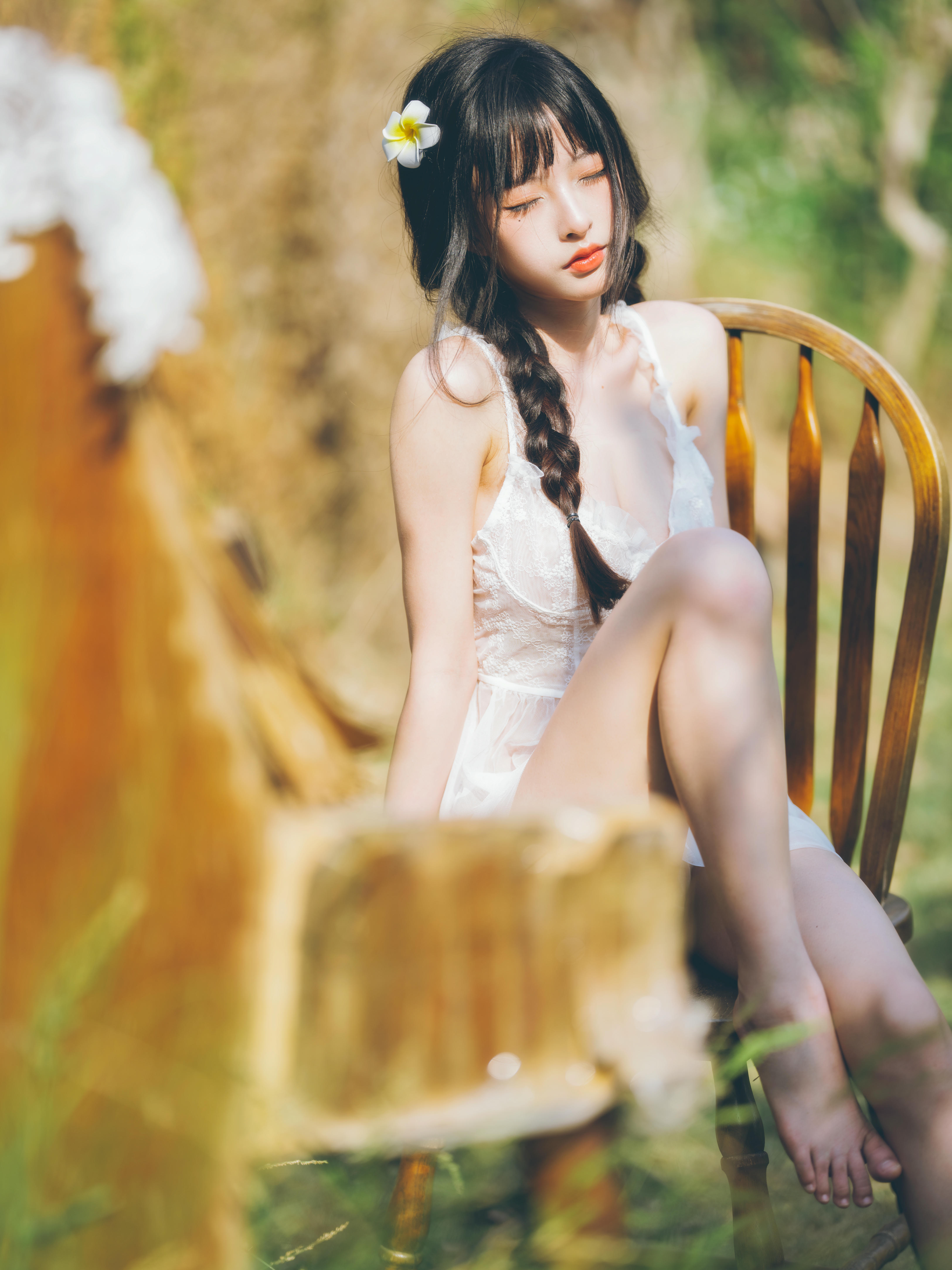 清水由乃 NO.021 田园蕾丝裙 [65P-2.66GB]_第3集
