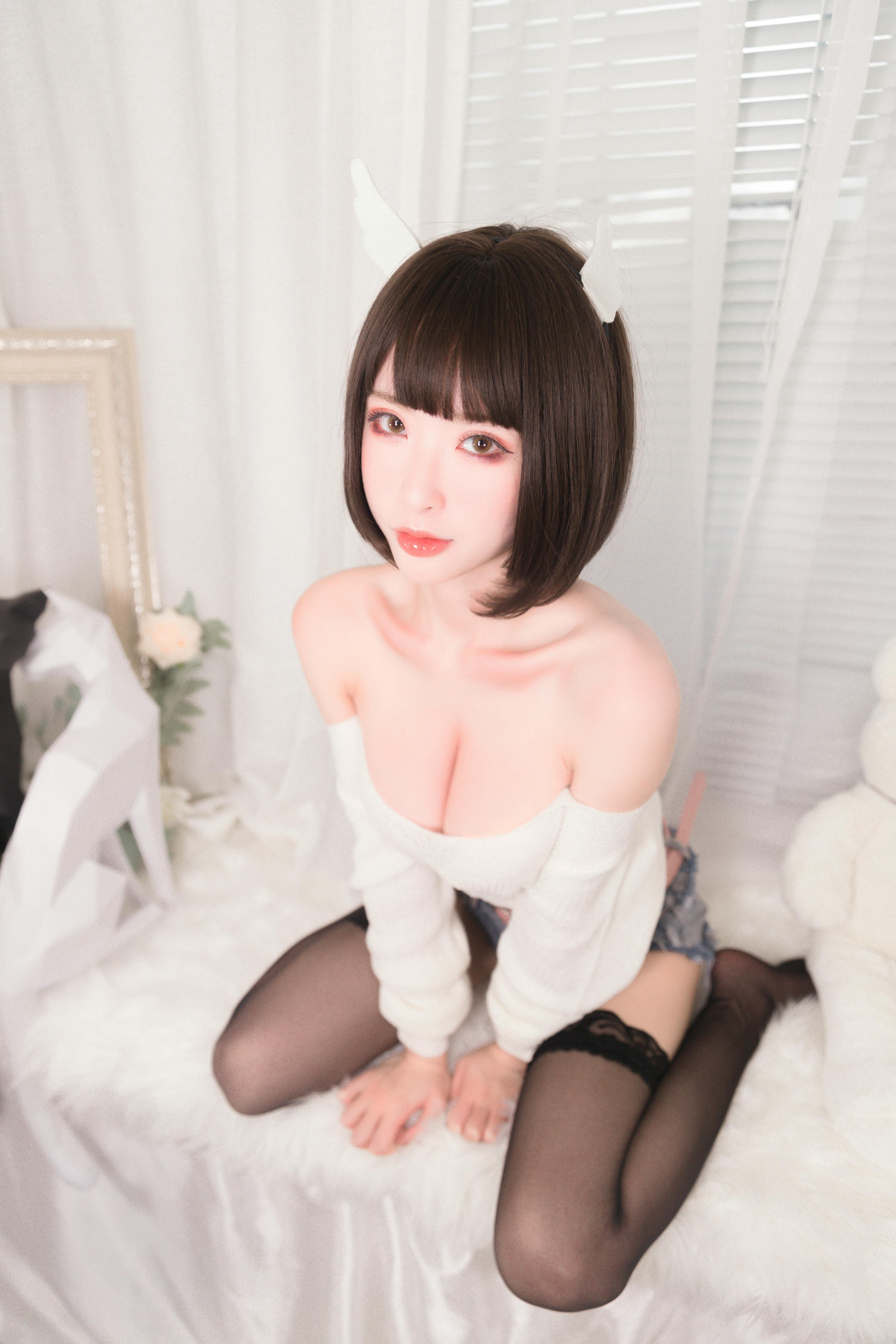 清水由乃 NO.037 白色毛衣[32P1V309M]_第1集