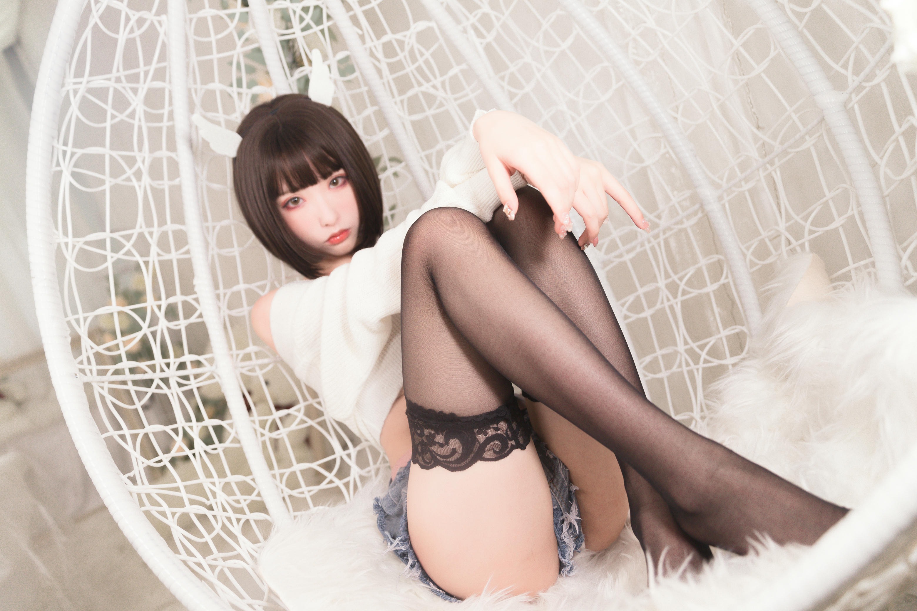 清水由乃 NO.037 白色毛衣[32P1V309M]_第2集