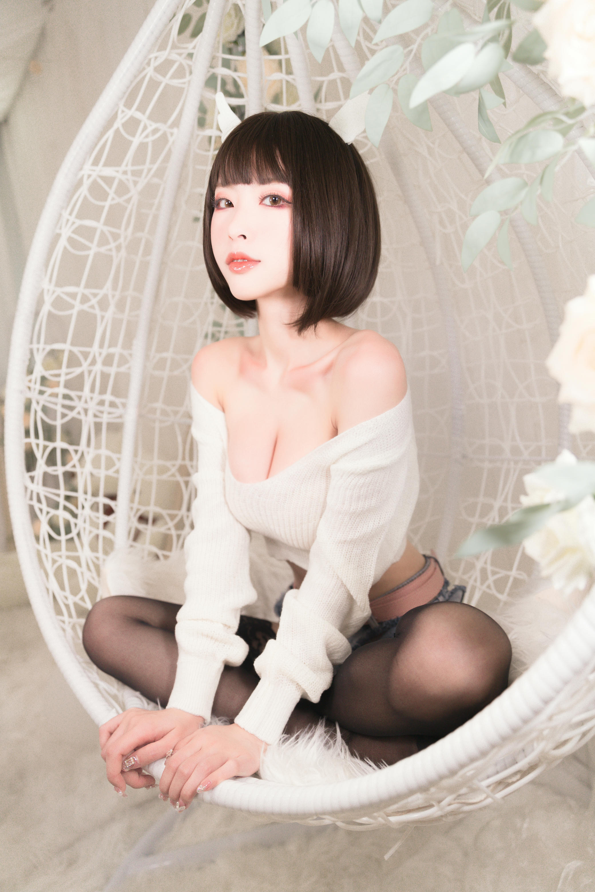 清水由乃 NO.037 白色毛衣[32P1V309M]_第2集