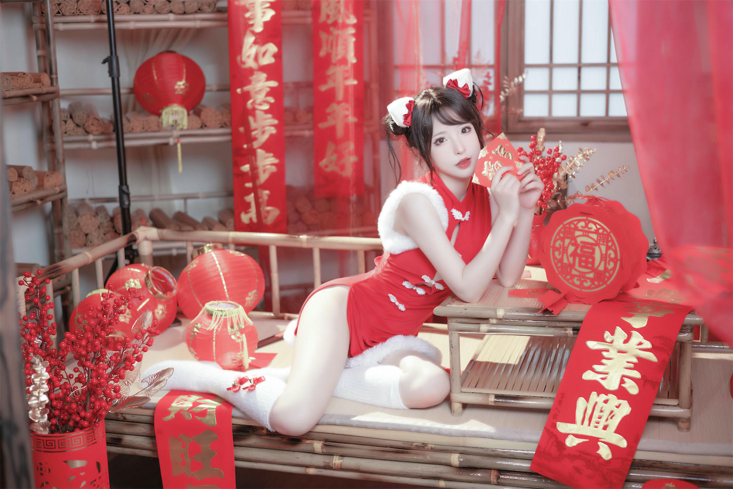 清水由乃 NO.045 2023新年旗袍 [77P-770MB]_第2集