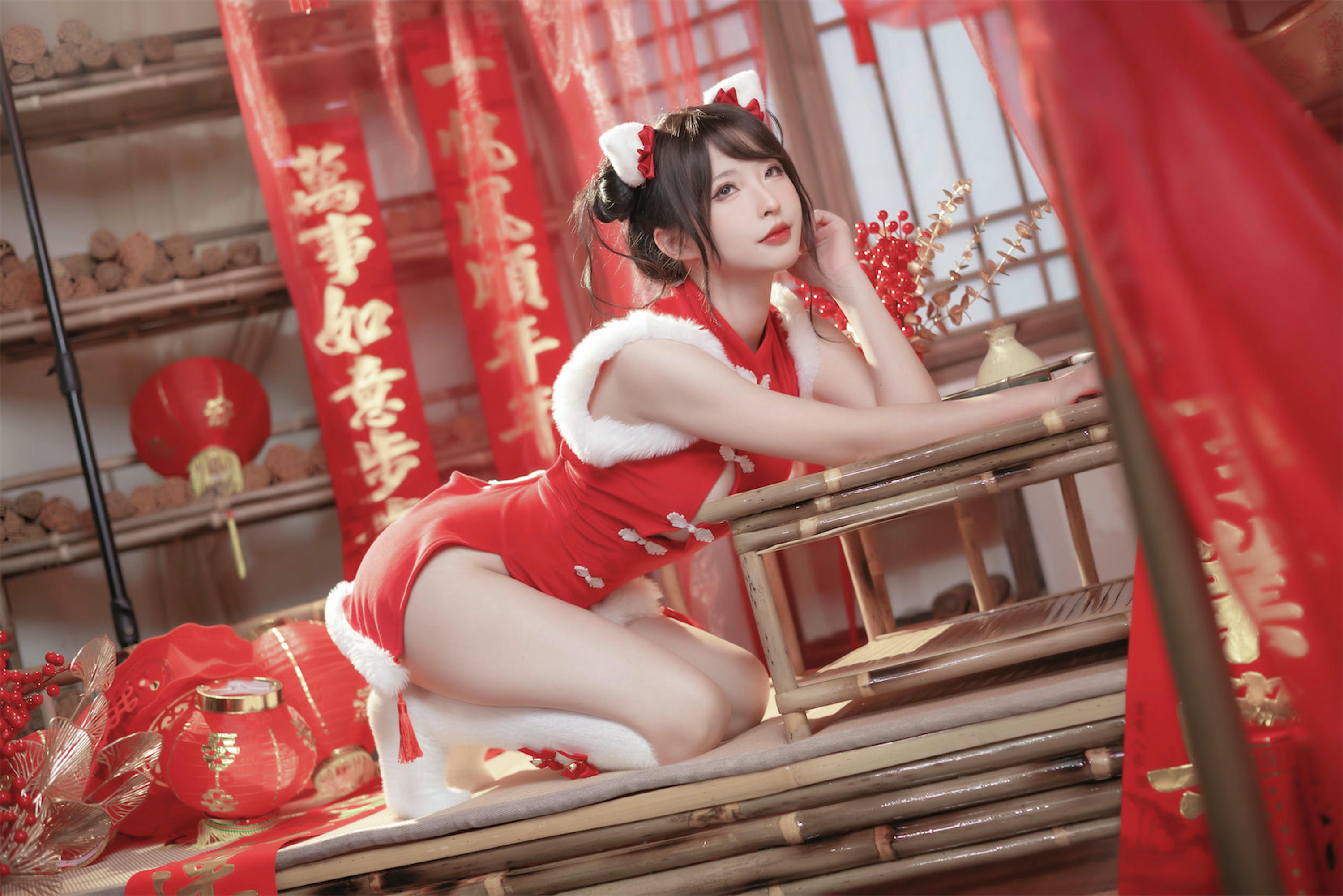 清水由乃 NO.045 2023新年旗袍 [77P-770MB]_第3集