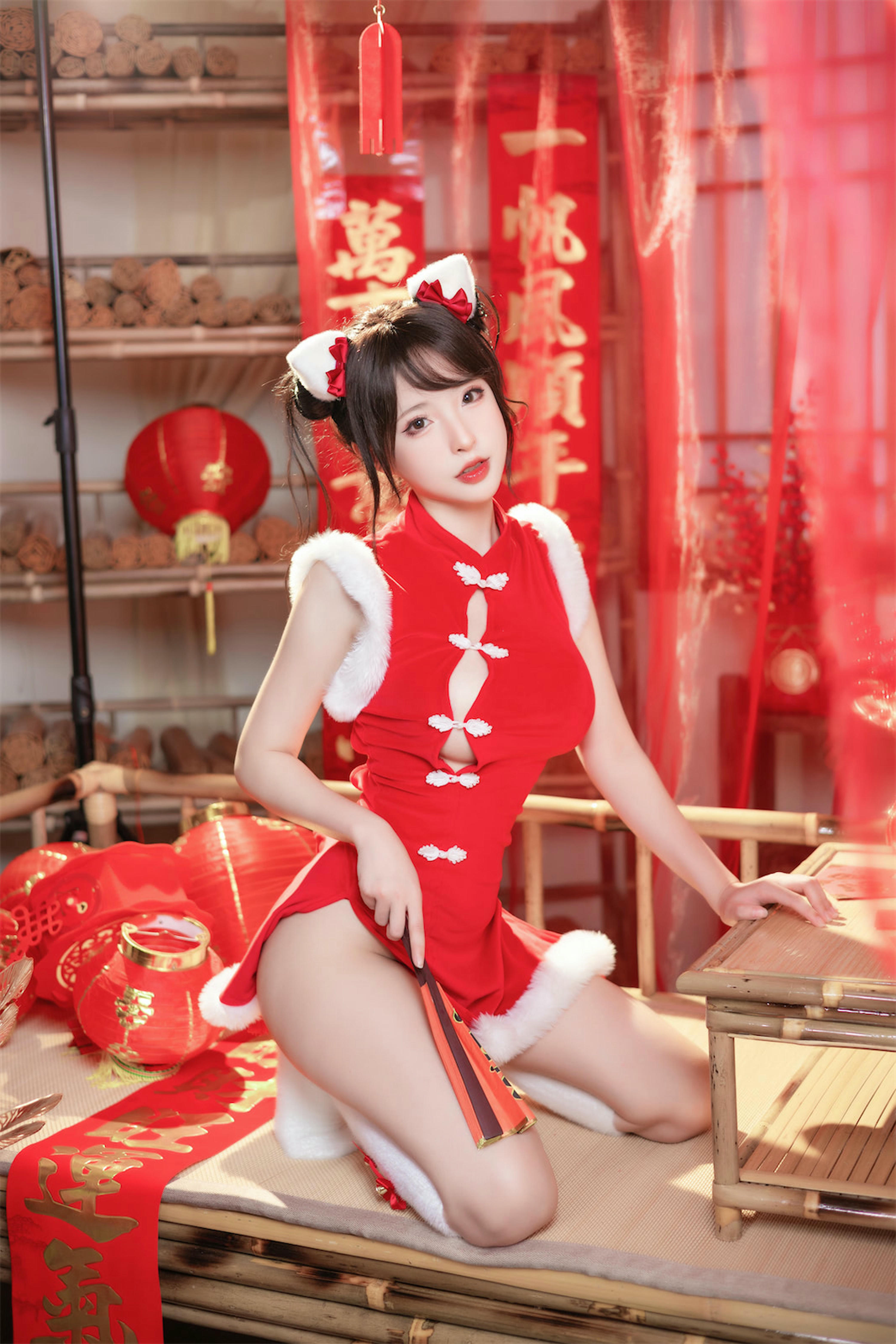 清水由乃 NO.045 2023新年旗袍 [77P-770MB]_第3集