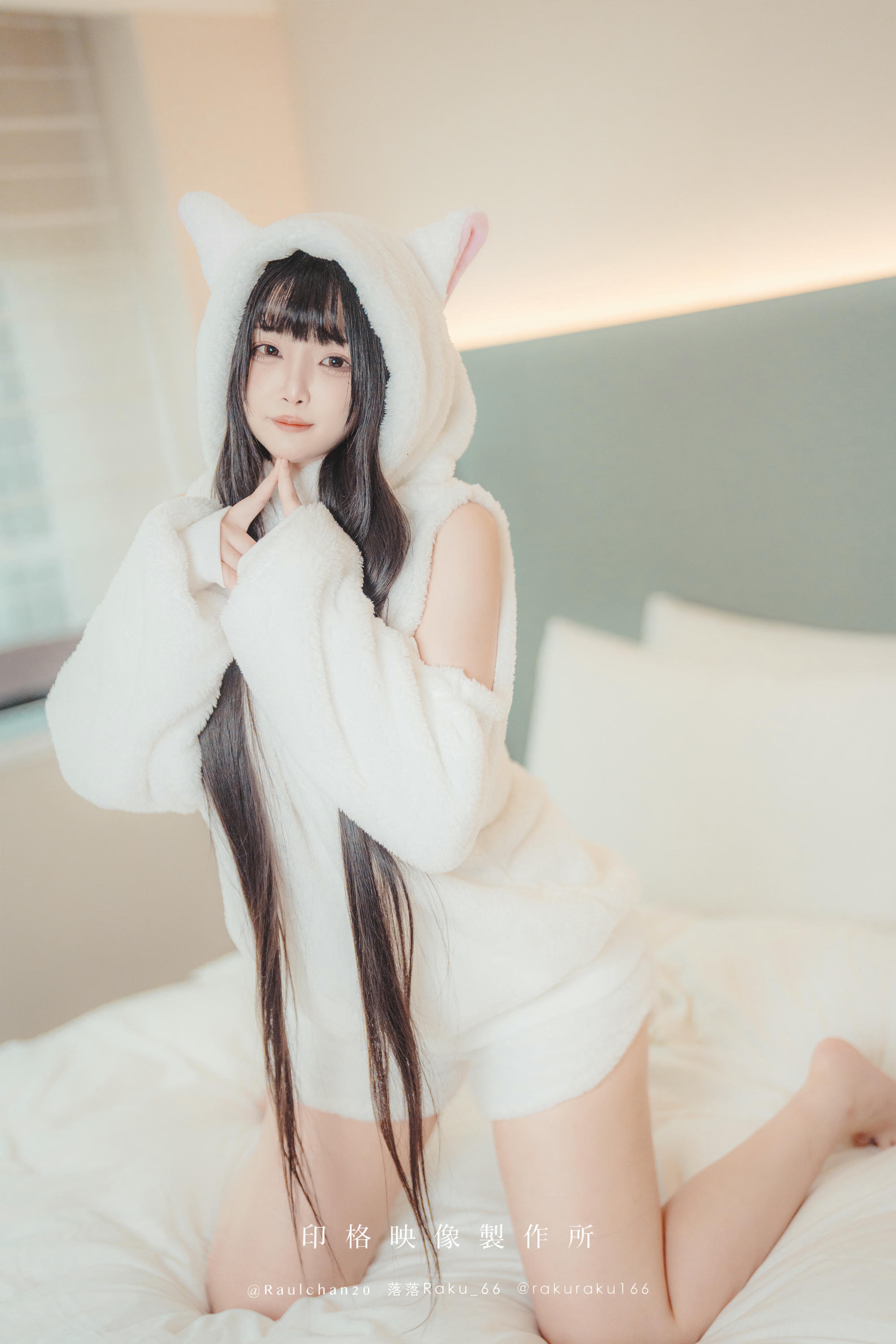 落落Raku NO.038 白衣小猫Kitten[44P-255.8M]_第1集