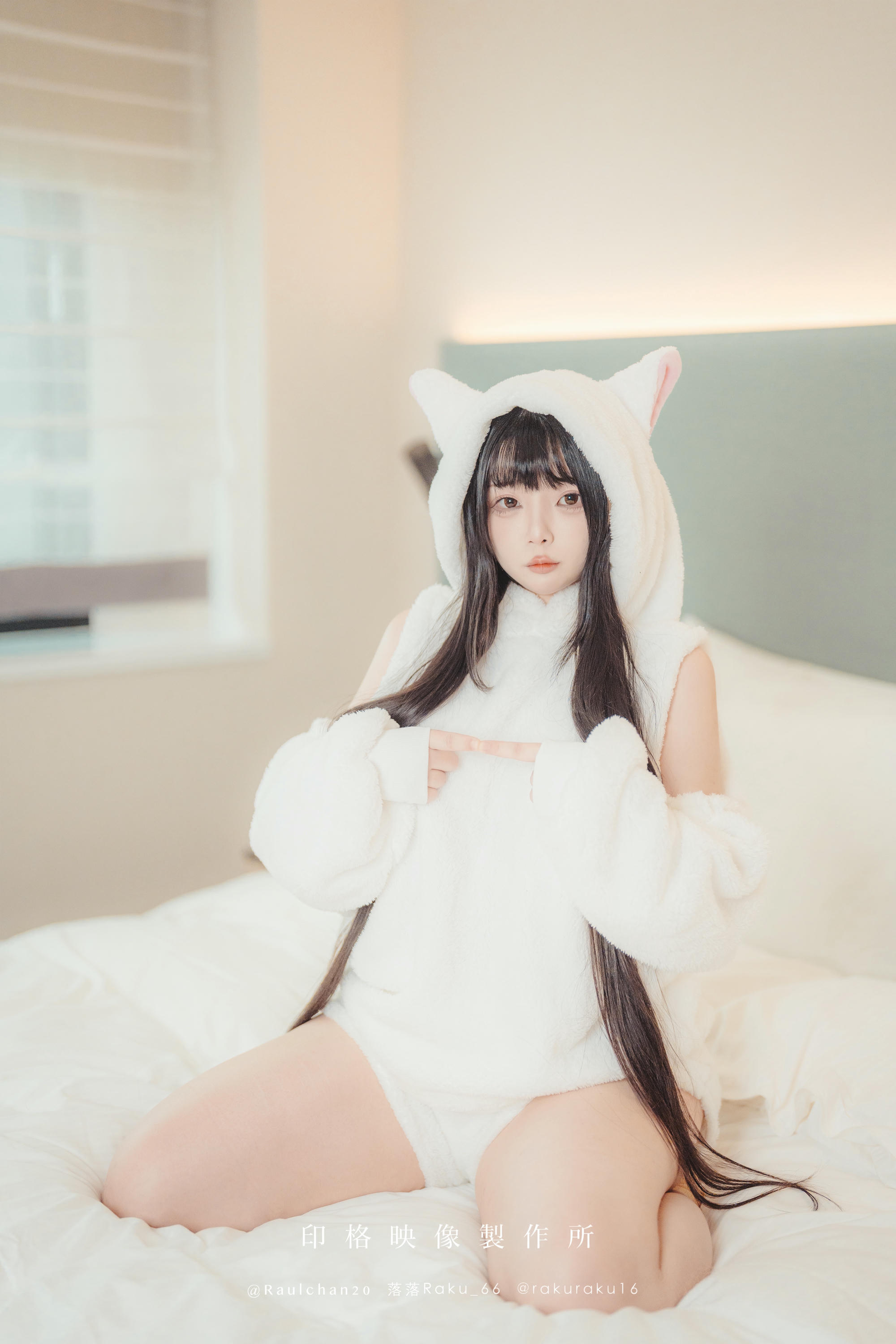 落落Raku NO.038 白衣小猫Kitten[44P-255.8M]_第1集