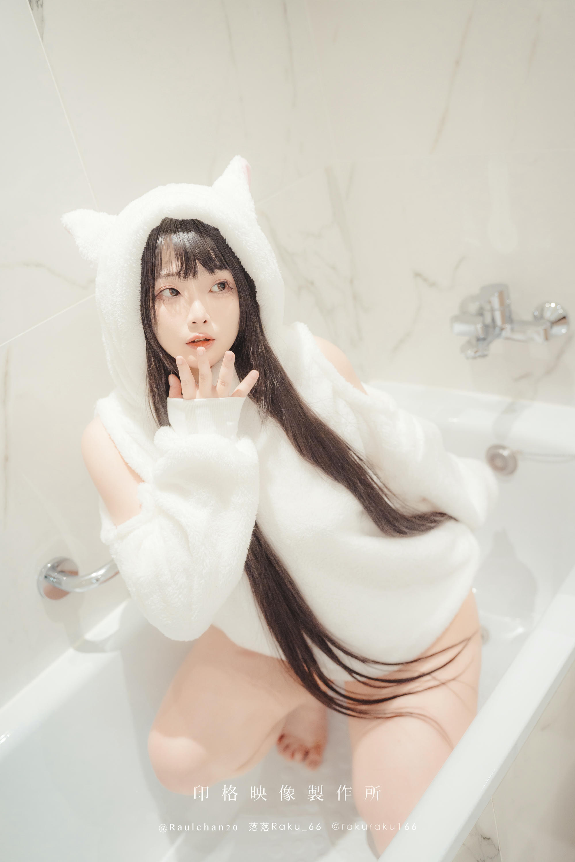 落落Raku NO.038 白衣小猫Kitten[44P-255.8M]_第2集