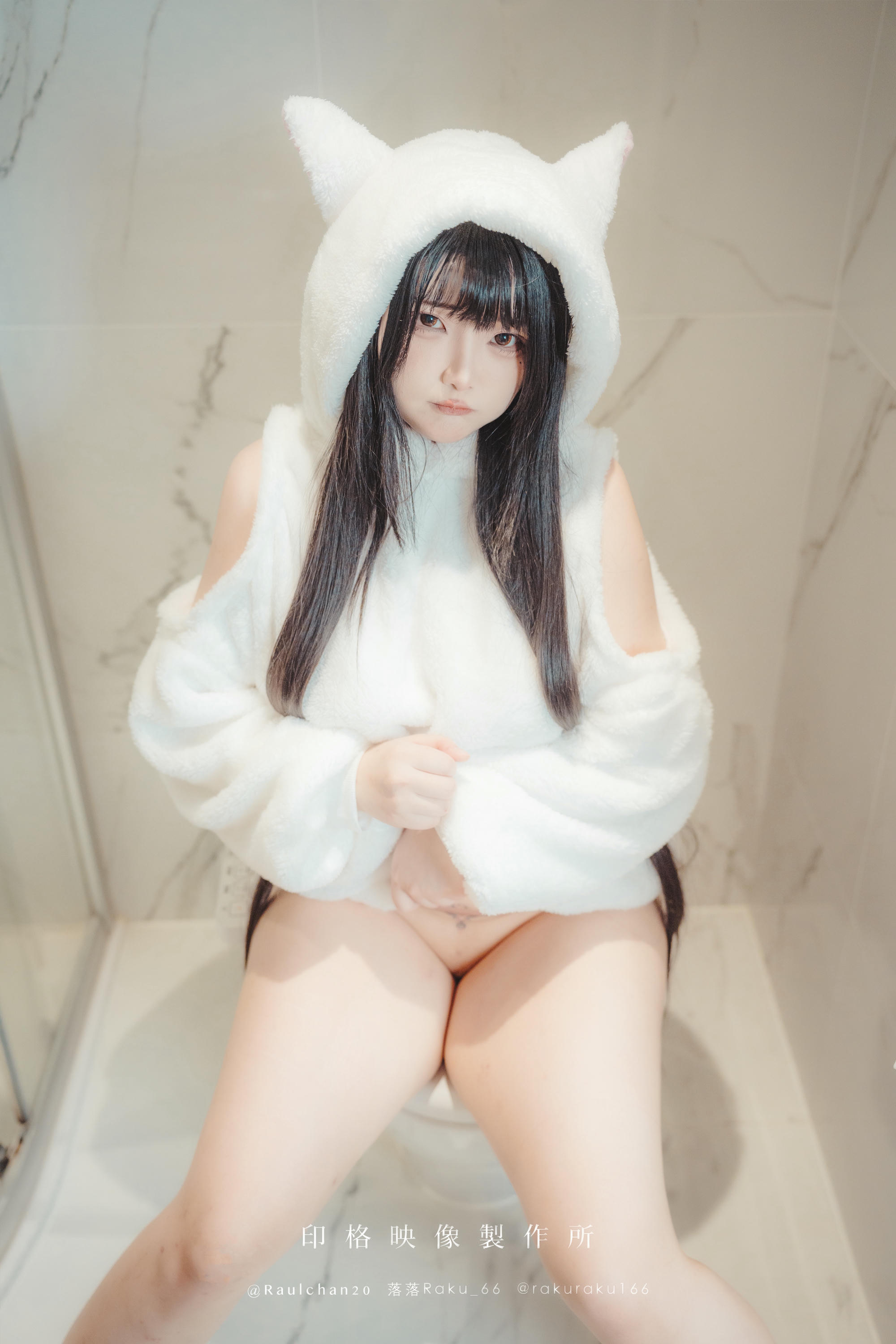 落落Raku NO.038 白衣小猫Kitten[44P-255.8M]_第1集
