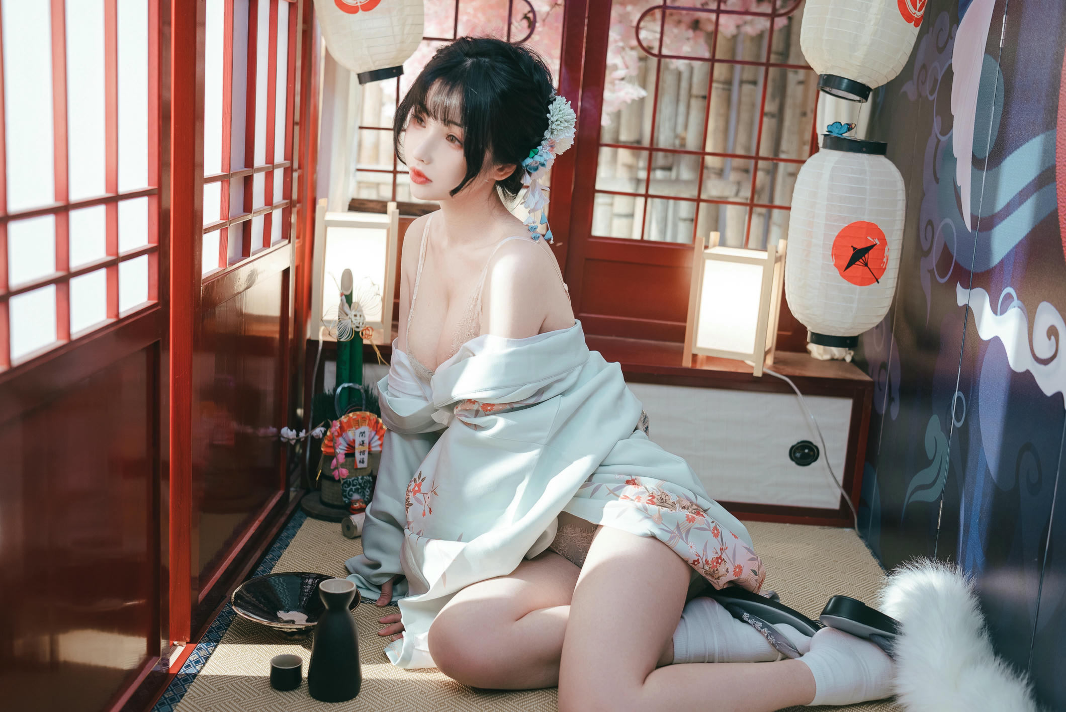 rioko凉凉子 - 《年上の韵》温泉旅行 [31P+6V 511MB]-正片_第1集