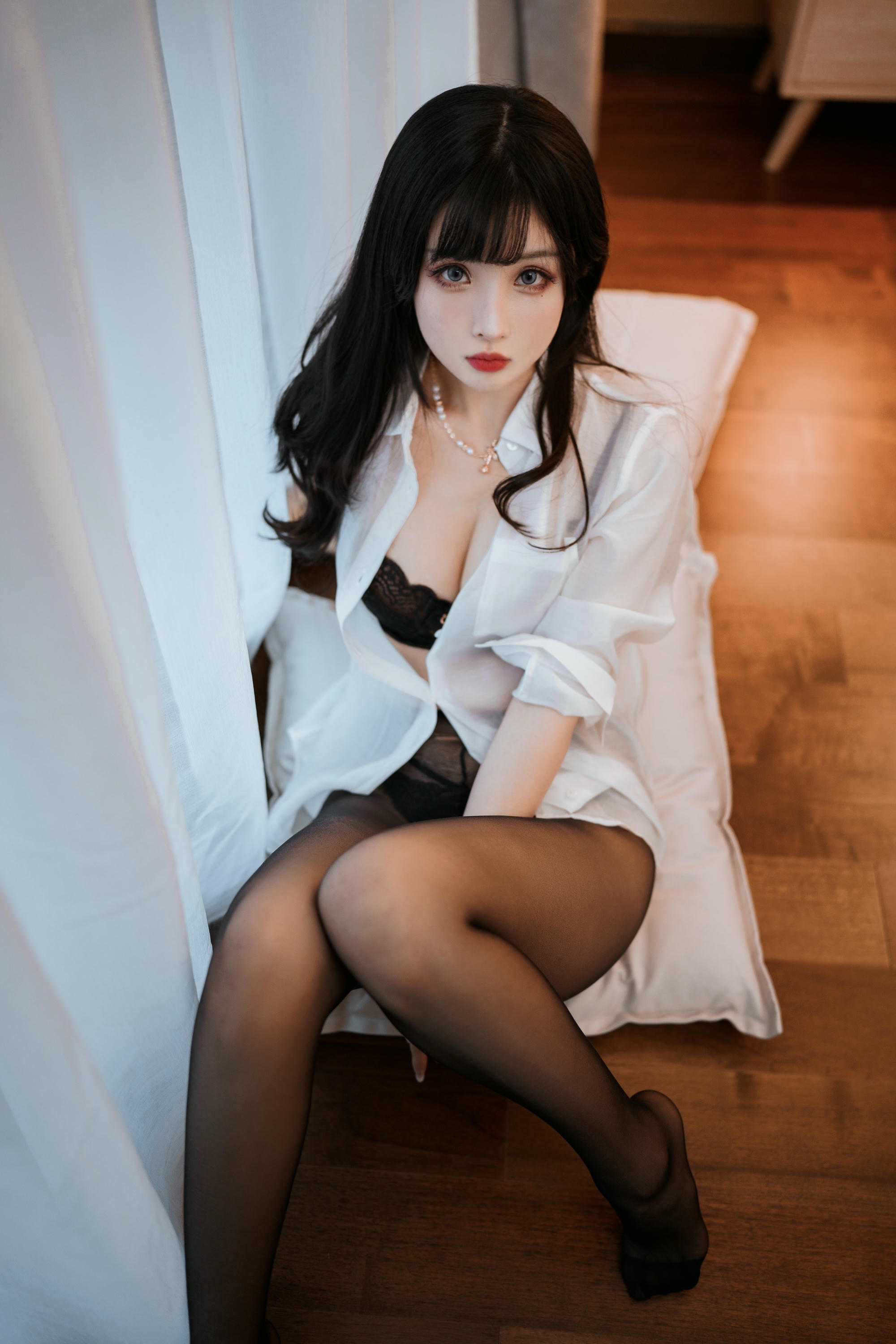rioko凉凉子 NO.093 &面饼仙儿《黑丝ol制服双人》 [102P11V-1.45GB]-OL前辈_第2集