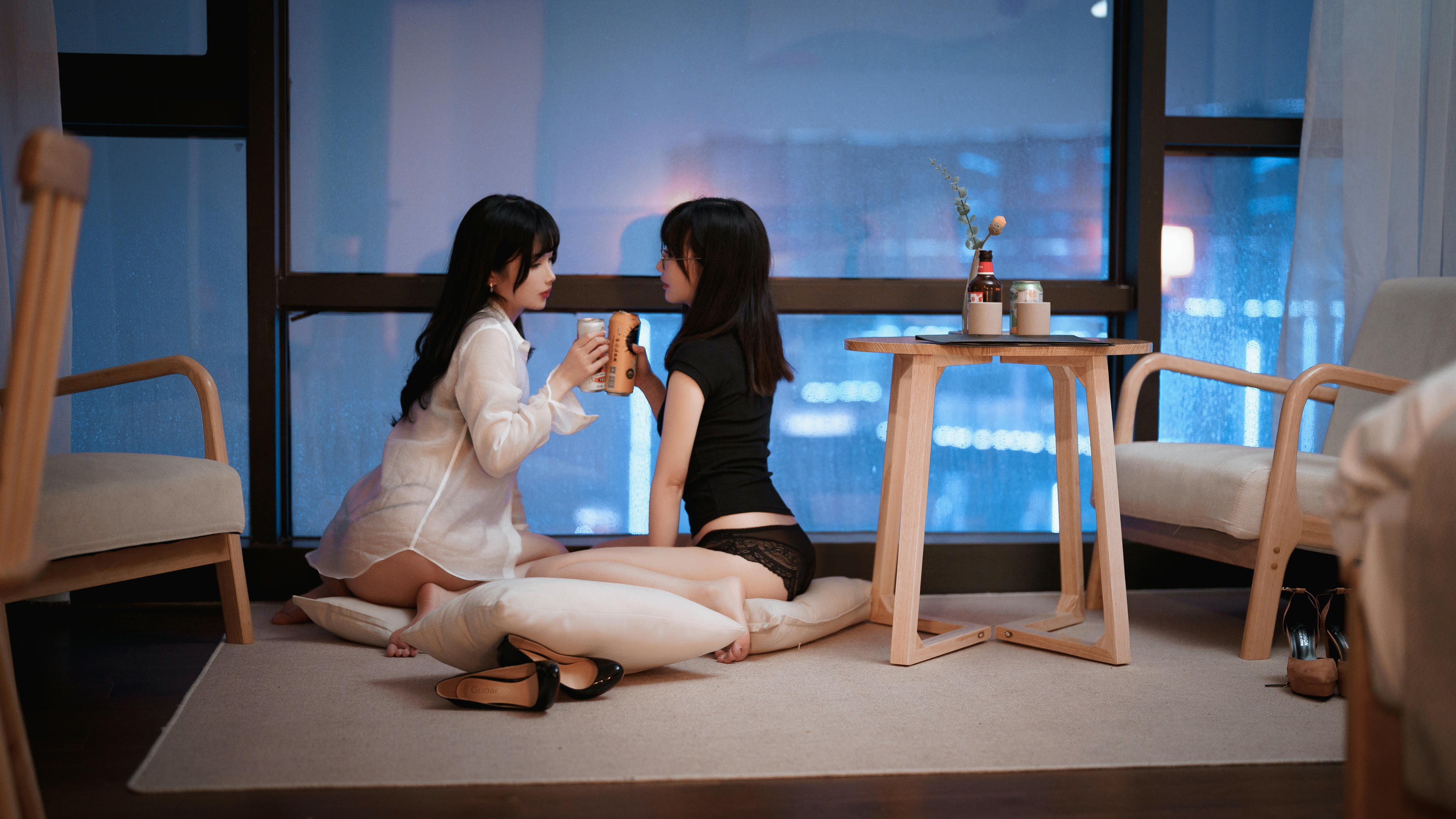 rioko凉凉子 NO.093 &面饼仙儿《黑丝ol制服双人》 [102P11V-1.45GB]-OL百合篇_第1集