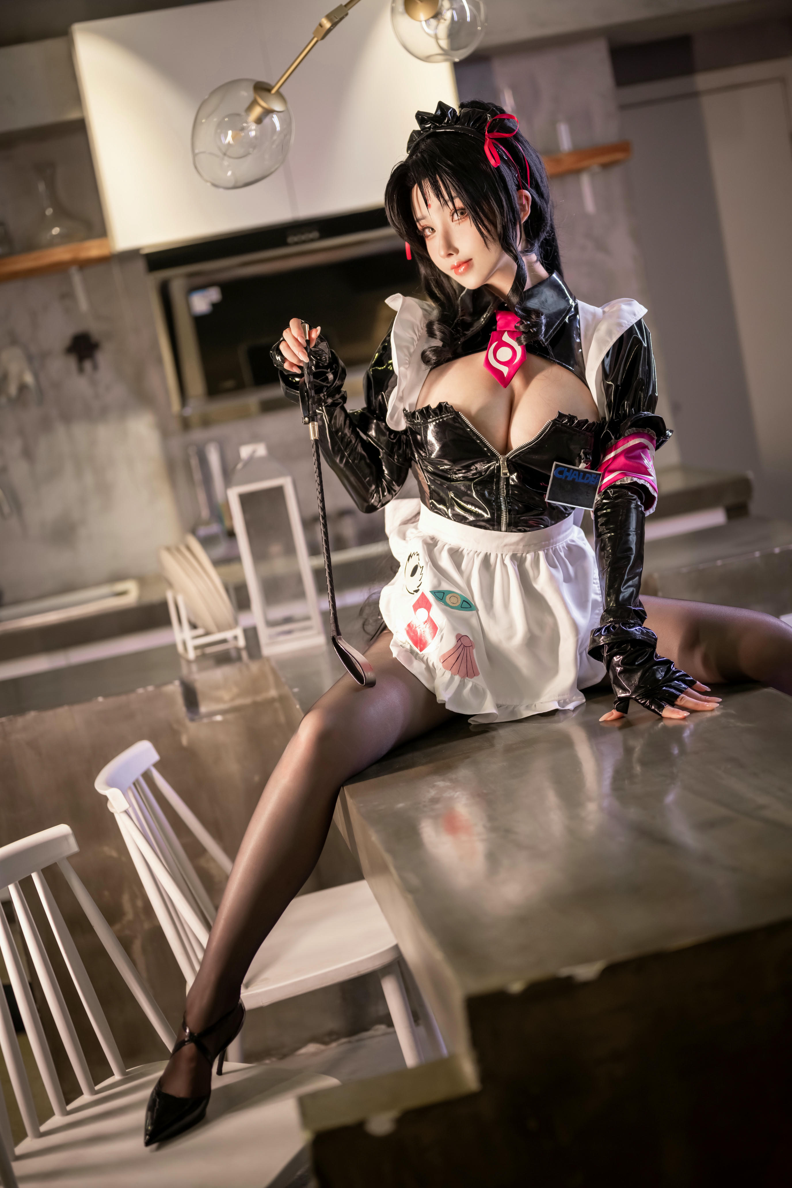 rioko凉凉子 NO.104 杀生院膝皮女仆 [41P4V 1.51GB]_第1集