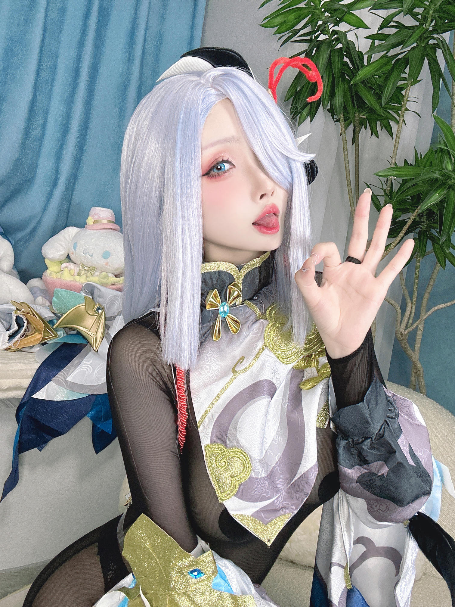 rioko凉凉子 NO.122 有点那个的申鹤 [35P11V 904MB]_第2集