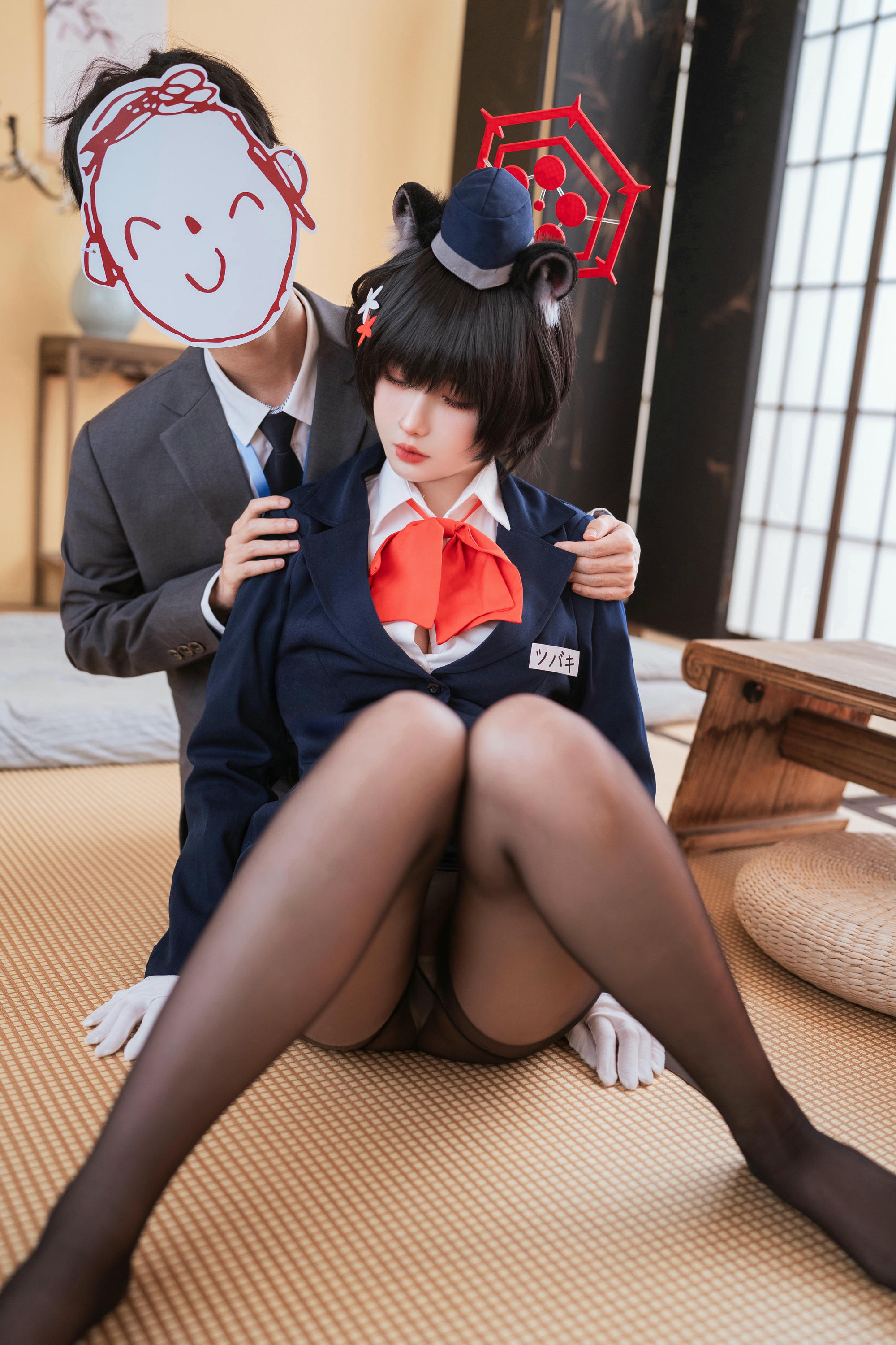 rioko凉凉子 NO.133 蔚蓝档案椿导游 [62P12V 1GB]_第1集