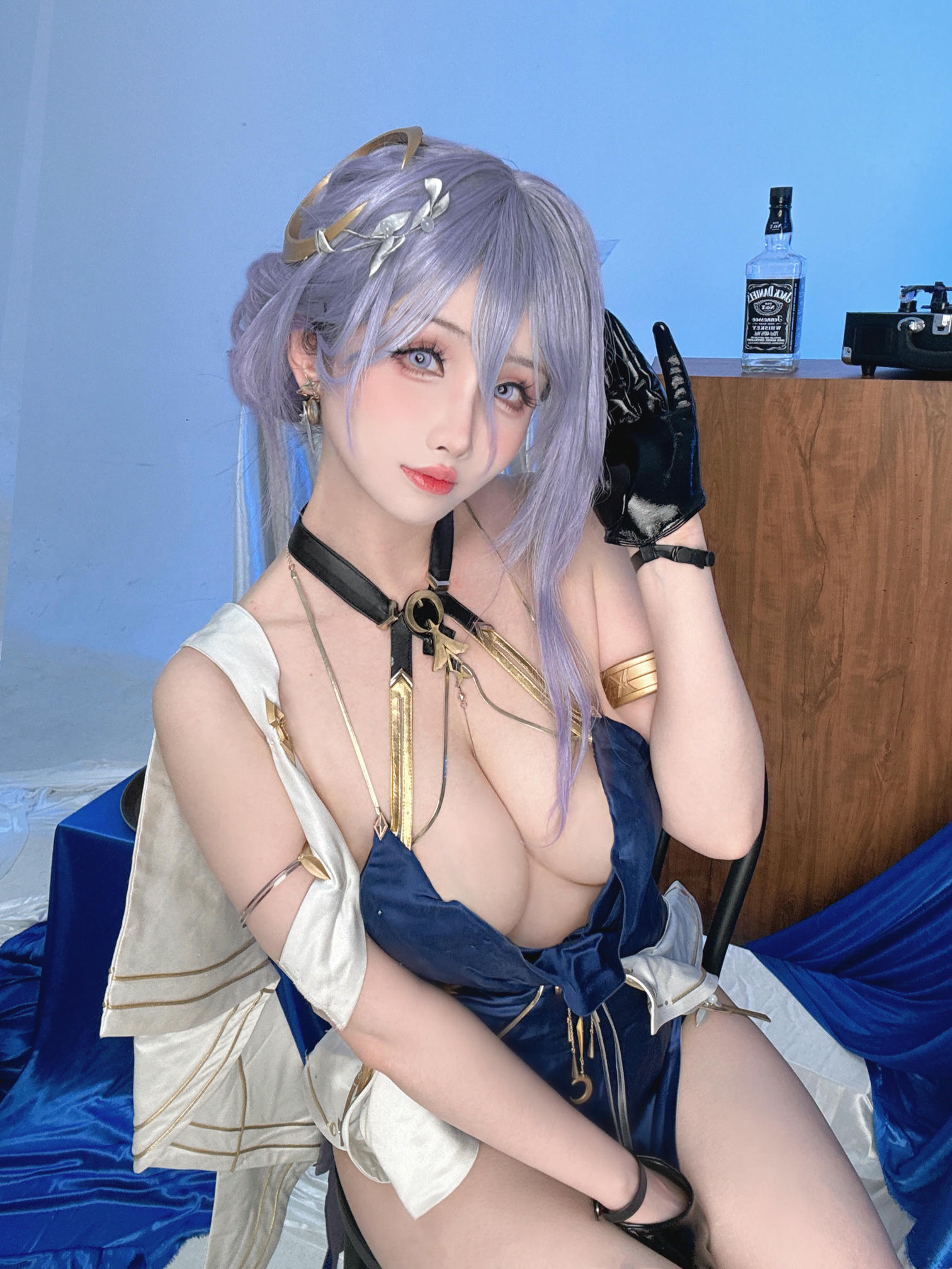 rioko凉凉子 NO.135 深空之眼 塞勒涅 [15P6V-164MB]_第1集