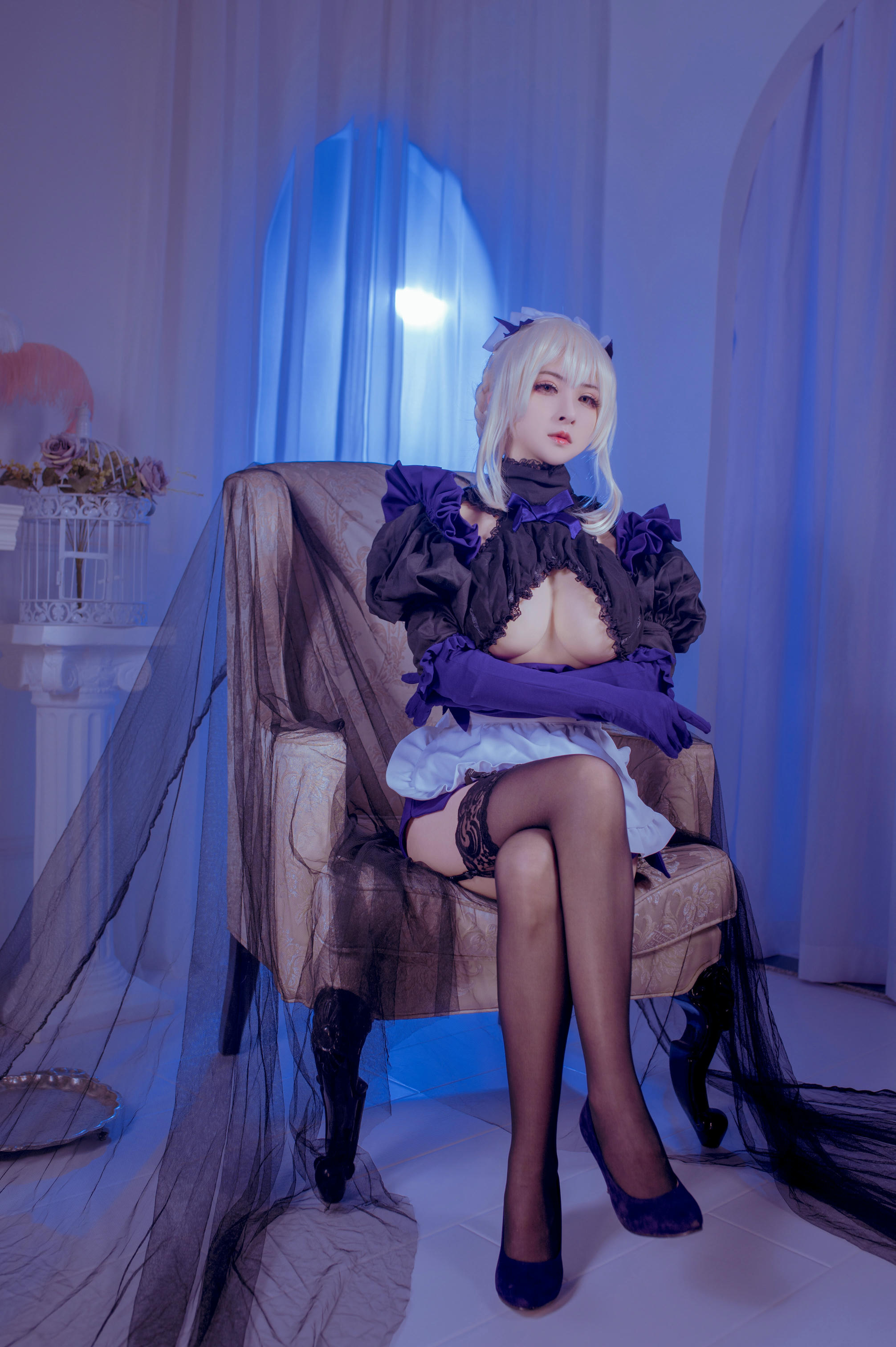 rioko凉凉子 NO.022 黑枪呆女仆 [26P1V-328MB]_第1集