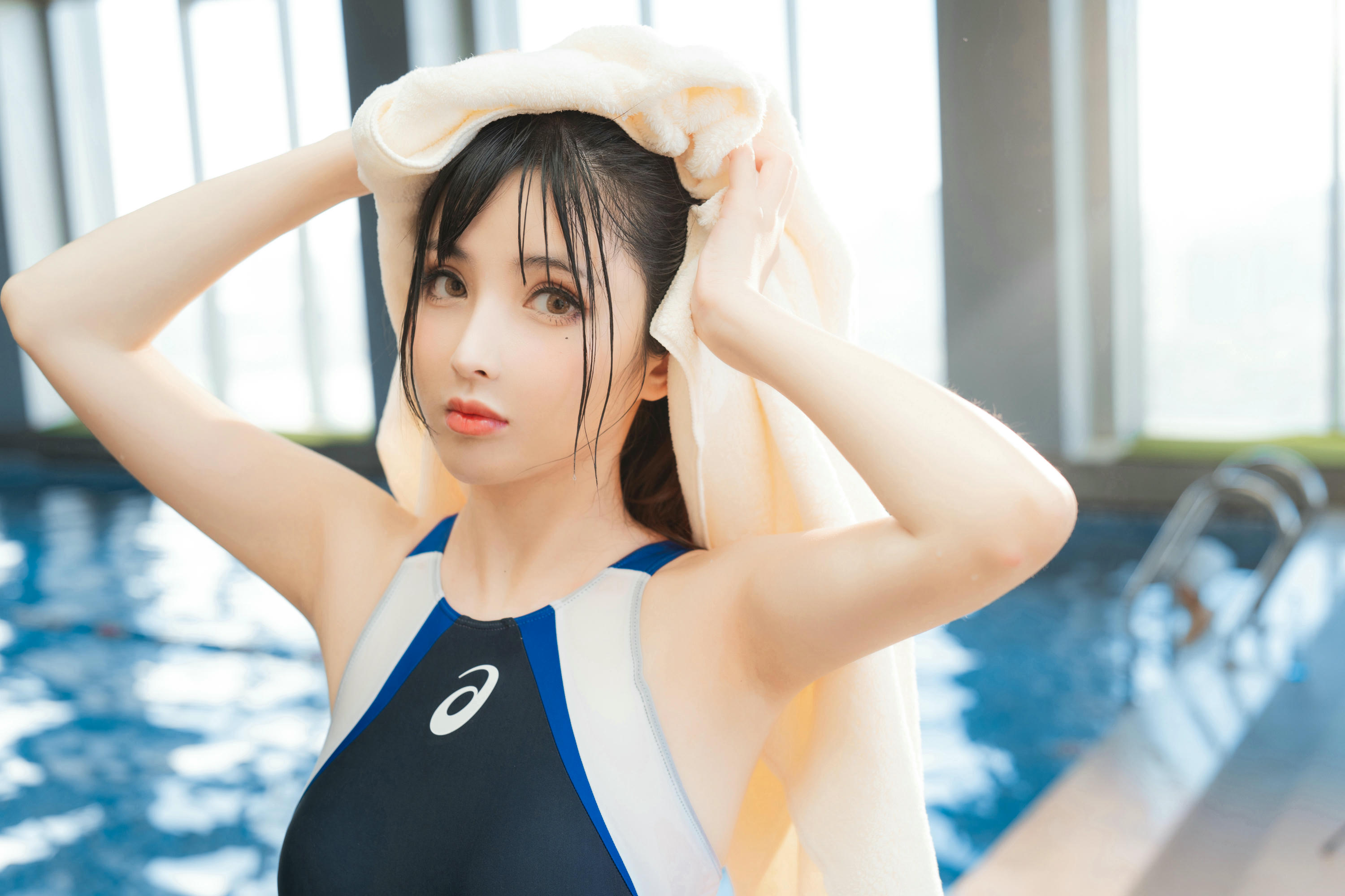 rioko凉凉子 NO.050 游泳部学姐的特训时间 [36P6V-404MB]-图片_第2集