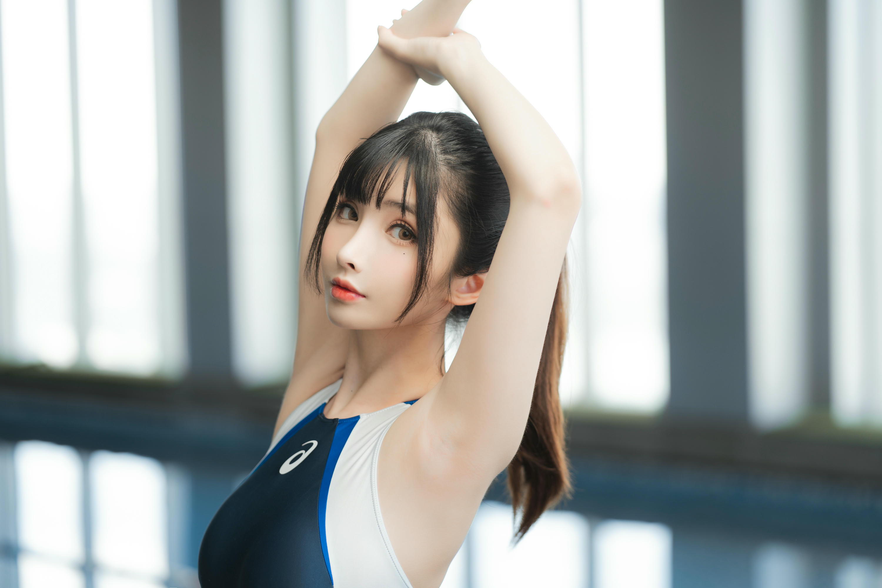rioko凉凉子 NO.050 游泳部学姐的特训时间 [36P6V-404MB]-图片_第1集