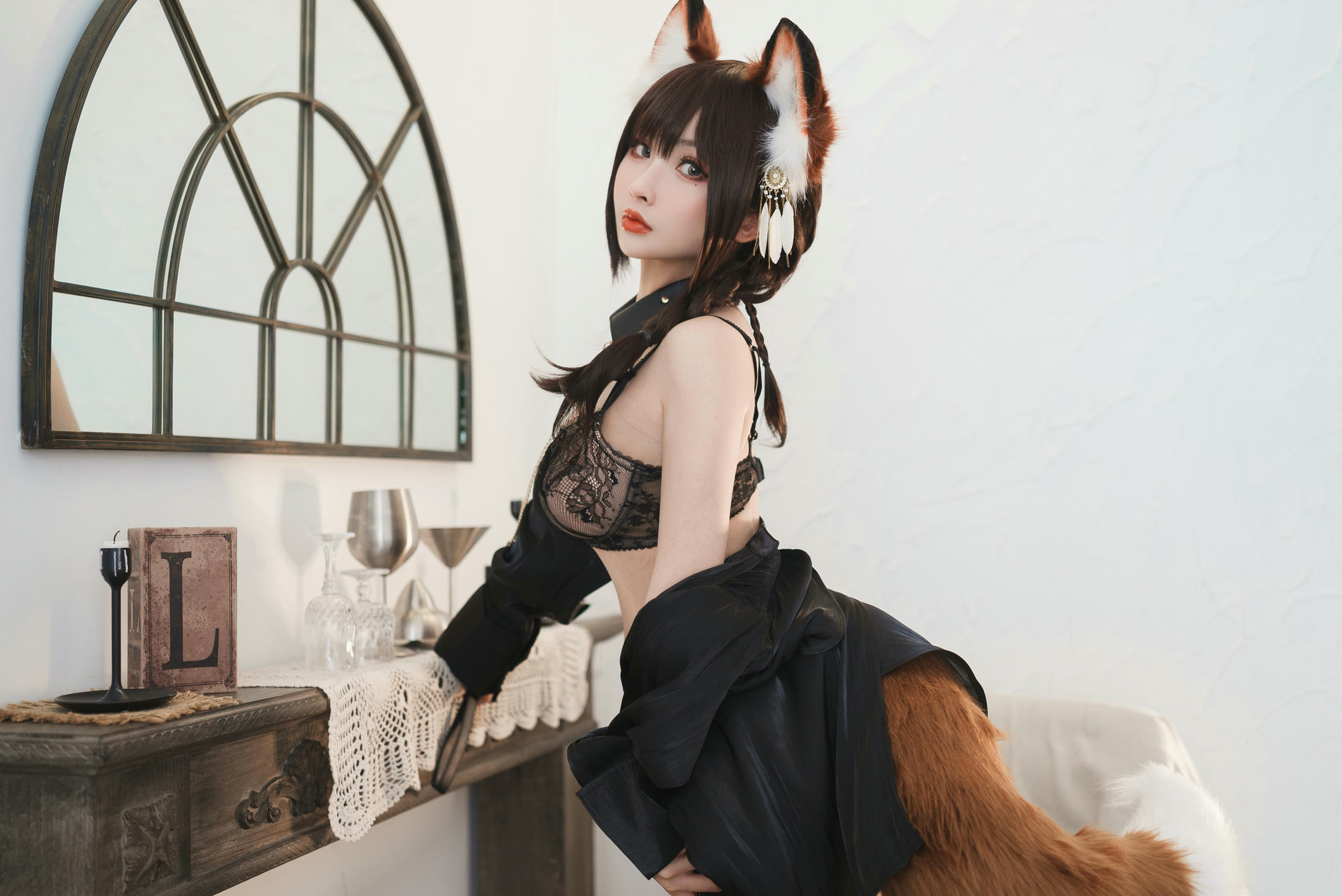 rioko凉凉子 NO.069 人形狐 [35P8V-775MB]_第1集