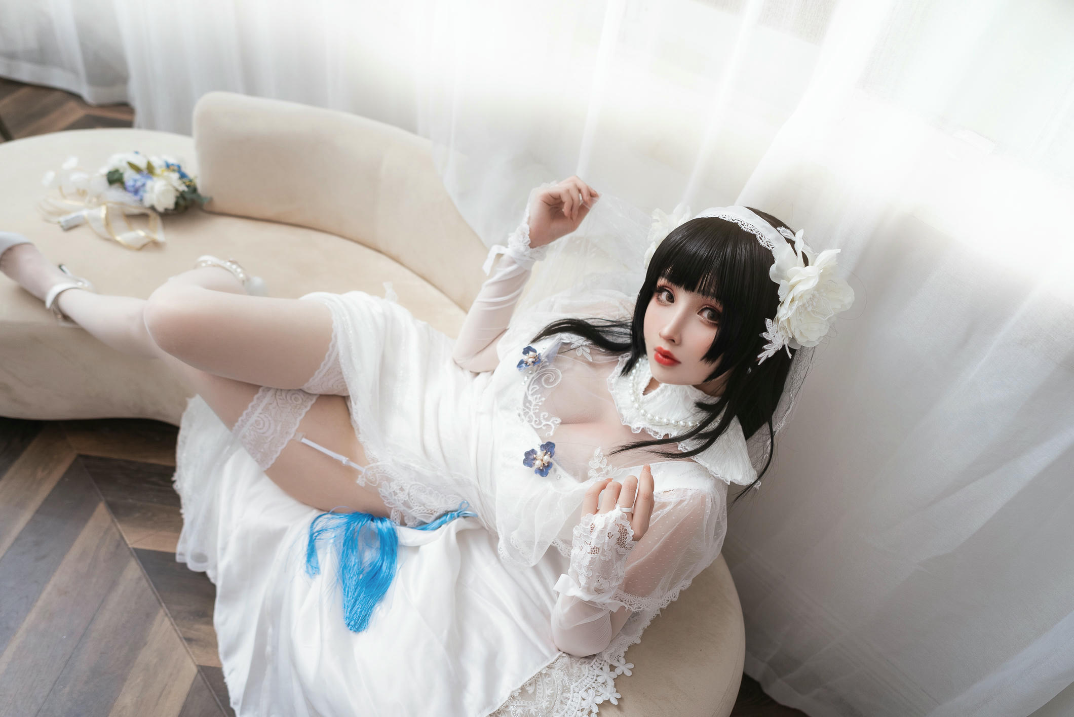 rioko凉凉子 NO.071 95花嫁 [25P1V-340MB]_第1集
