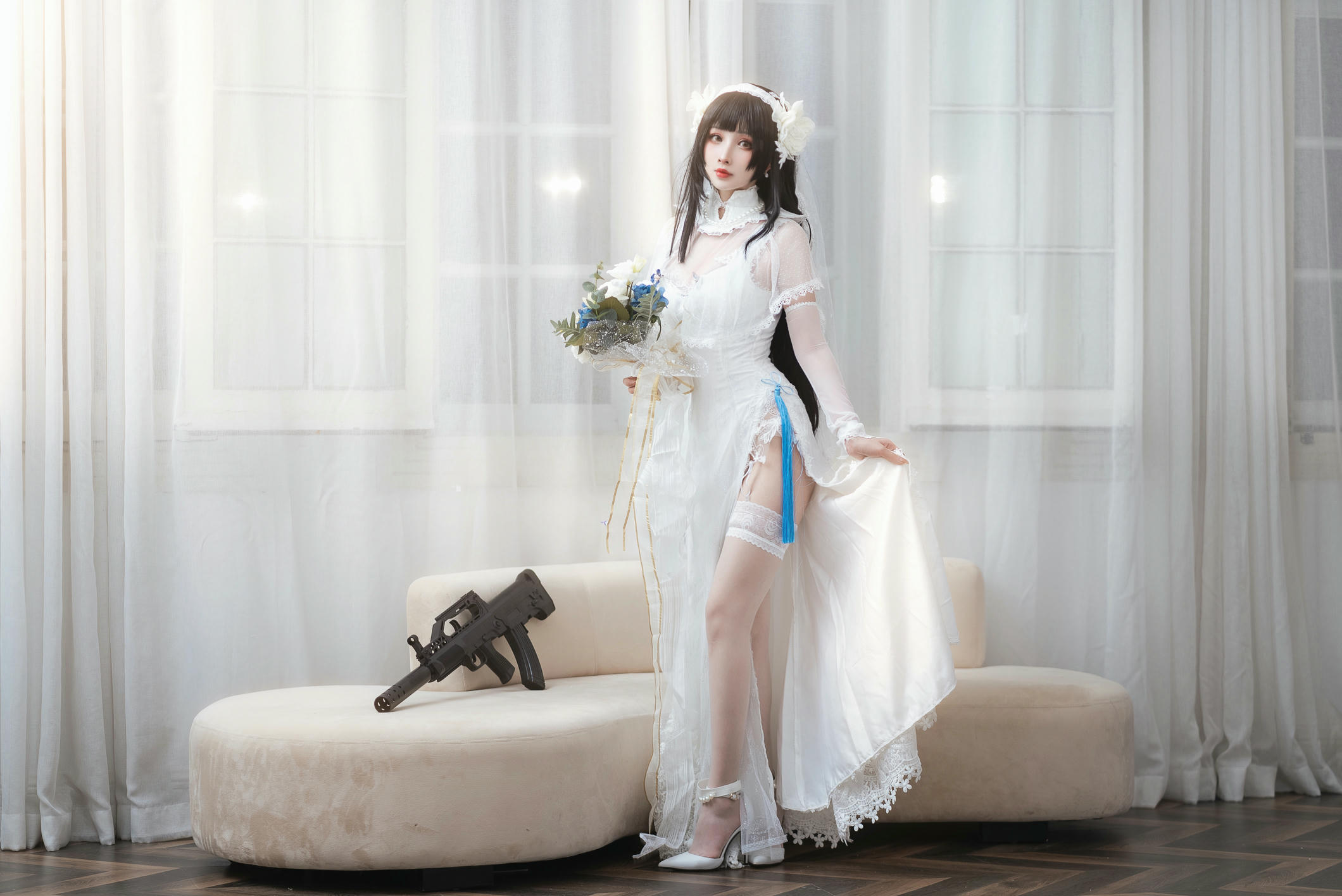 rioko凉凉子 NO.071 95花嫁 [25P1V-340MB]_第1集