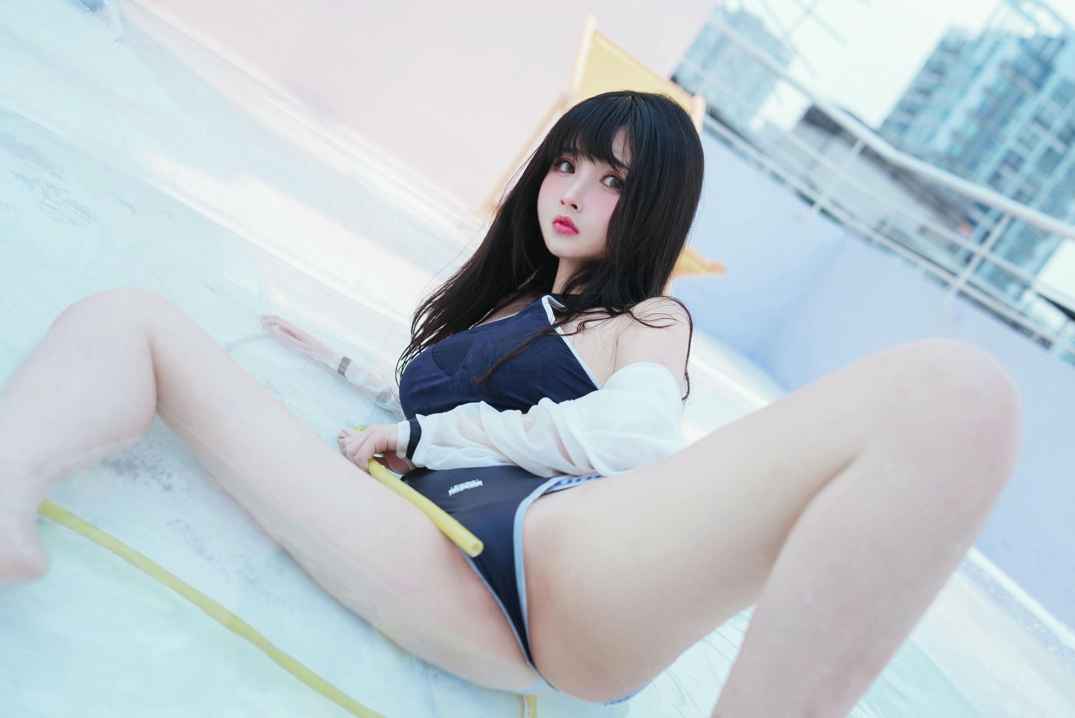 rioko凉凉子 NO.072 天台竞泳 [50P1V-247MB]-图_第2集