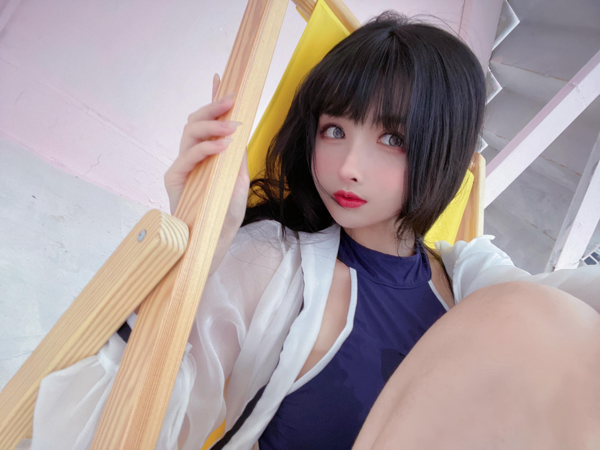 rioko凉凉子 NO.072 天台竞泳 [50P1V-247MB]-自拍_第1集