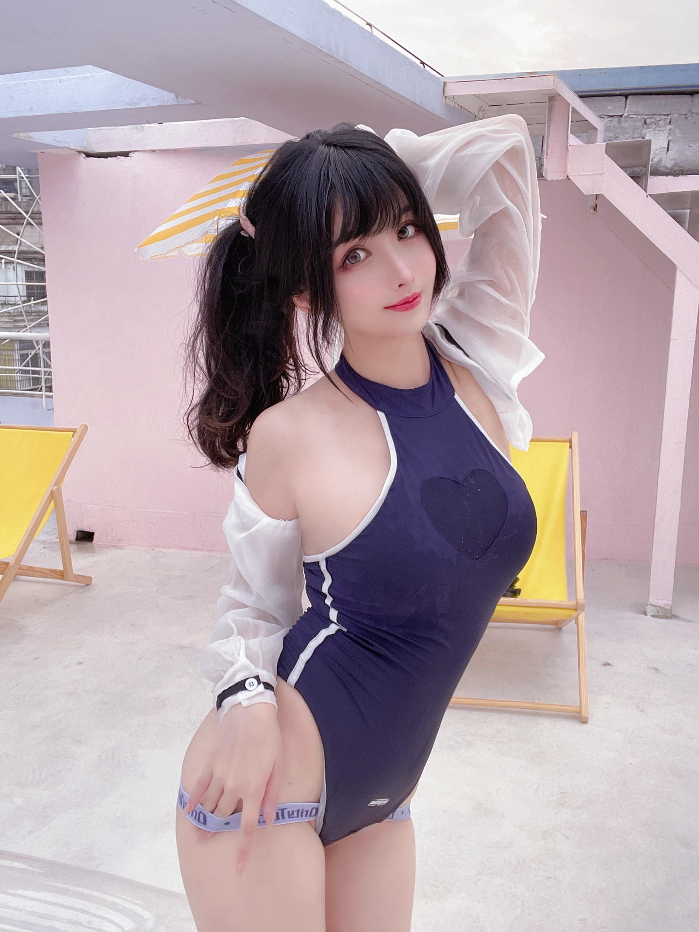 rioko凉凉子 NO.072 天台竞泳 [50P1V-247MB]-自拍_第1集