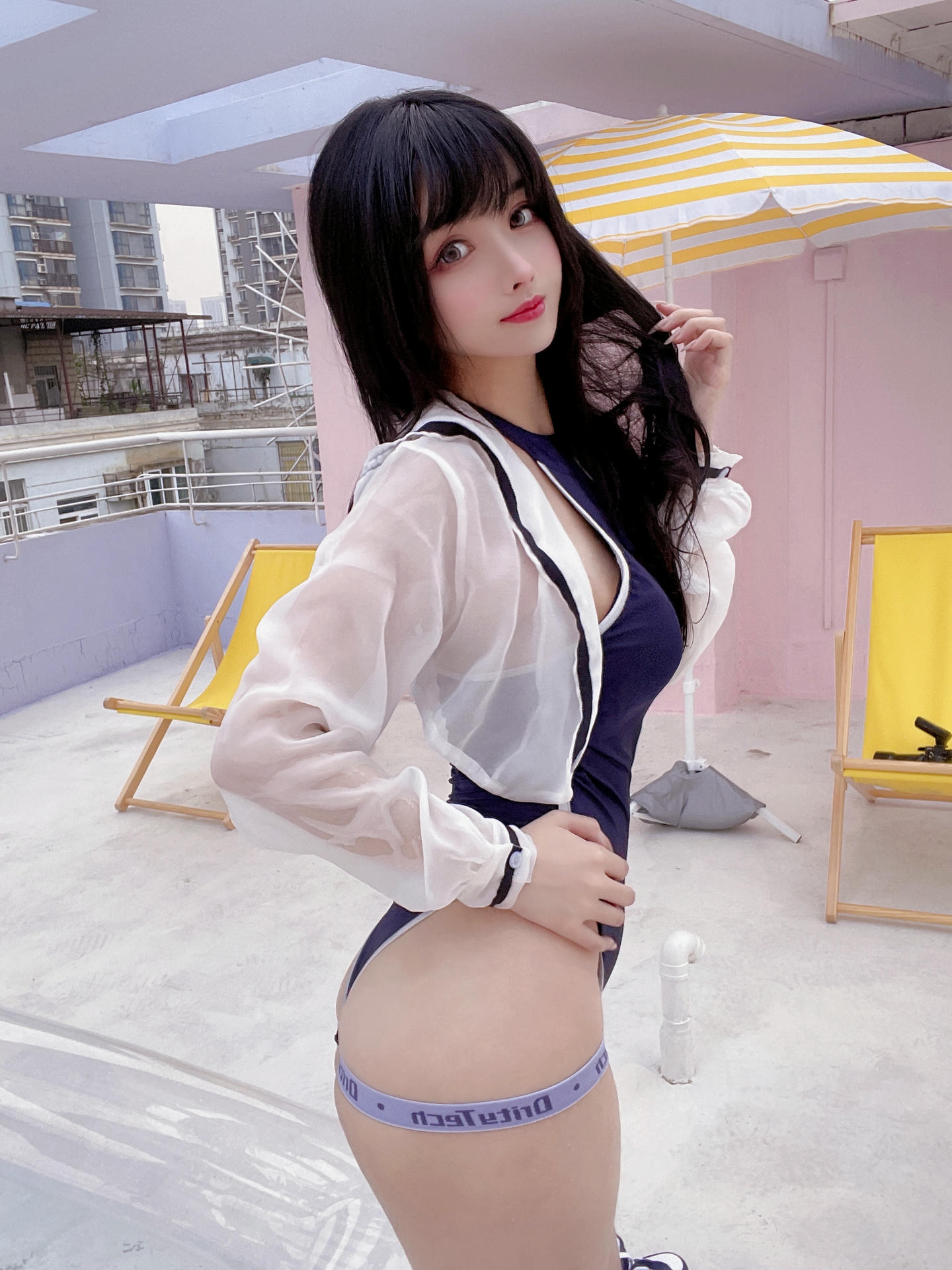 rioko凉凉子 NO.072 天台竞泳 [50P1V-247MB]-自拍_第1集