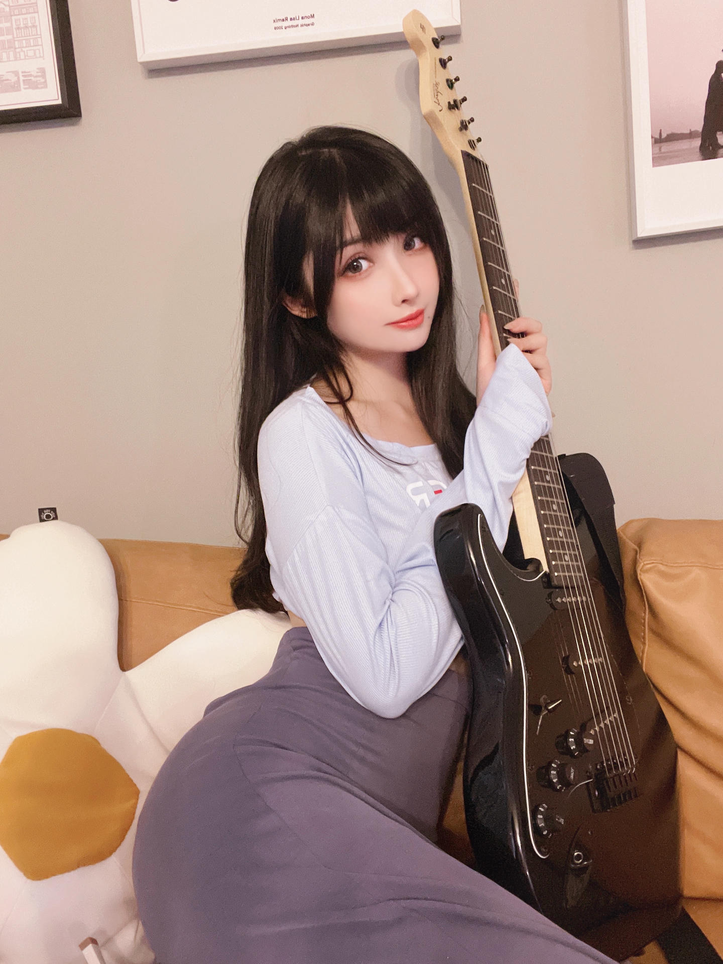 rioko凉凉子 NO.074 吉他妹妹系带裙 [45P1V-1.25GB]-自拍_第1集