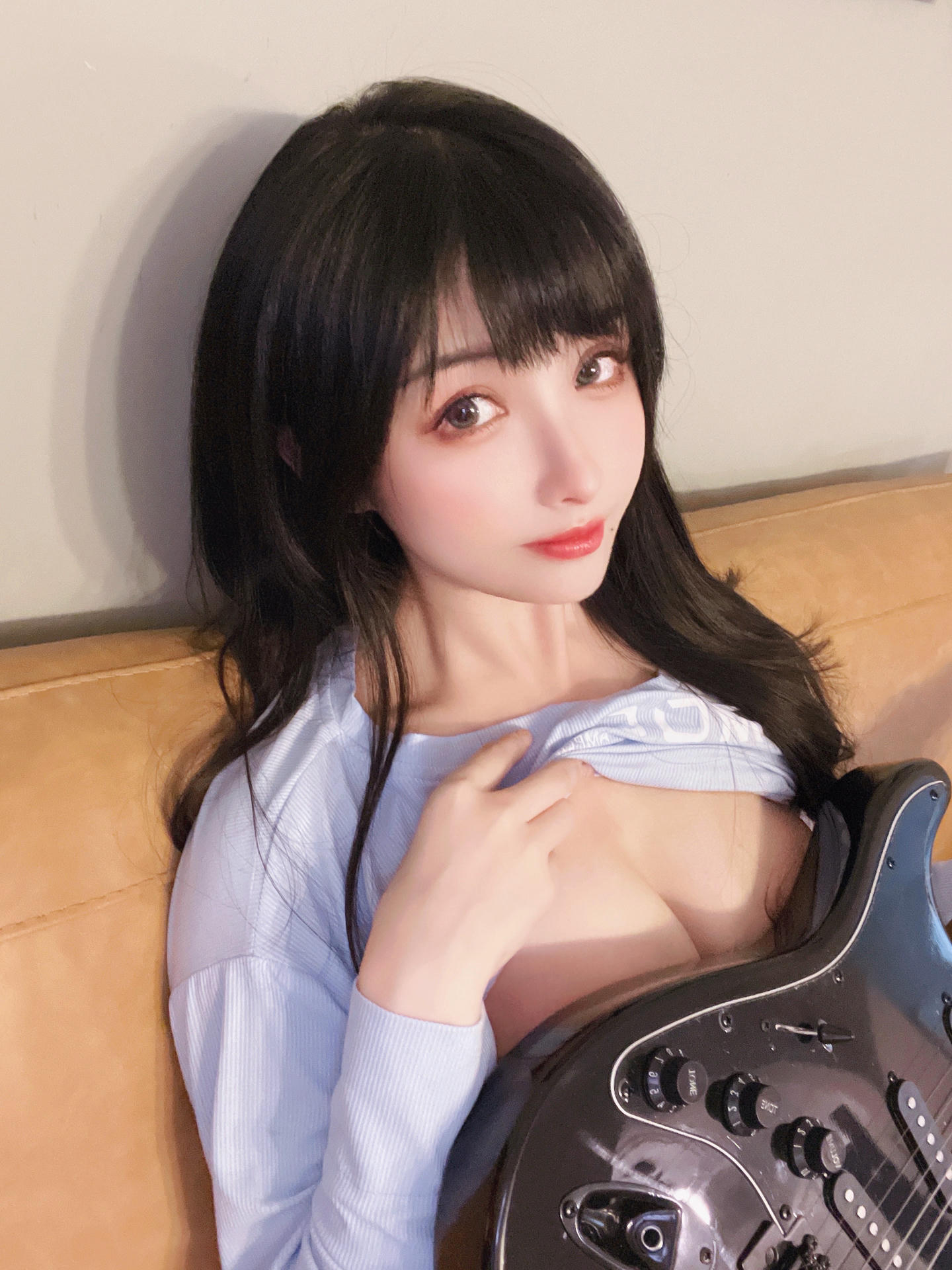 rioko凉凉子 NO.074 吉他妹妹系带裙 [45P1V-1.25GB]-自拍_第1集