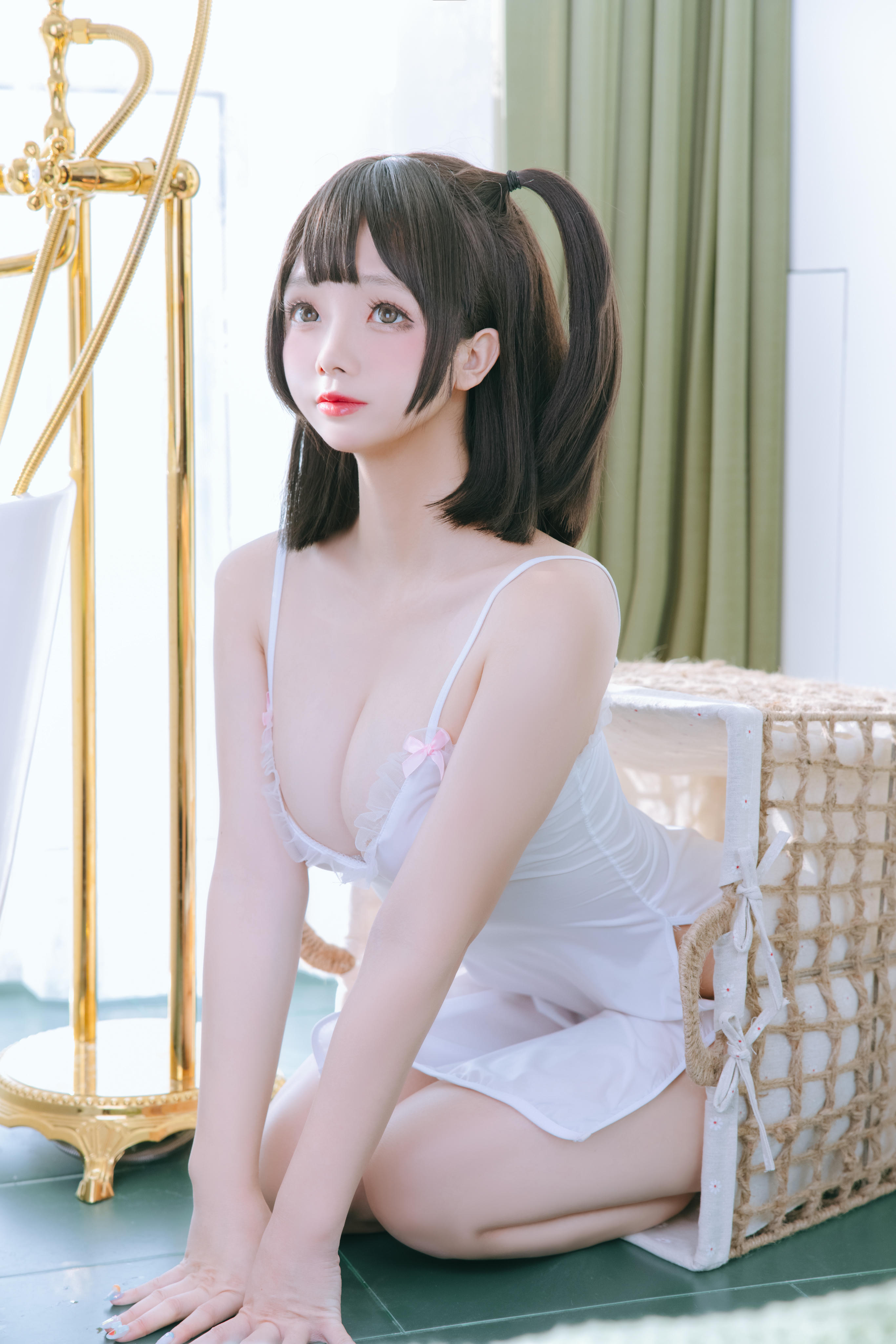 日奈娇 NO.078 湿身小白裙 [97P-1.06GB]_第1集