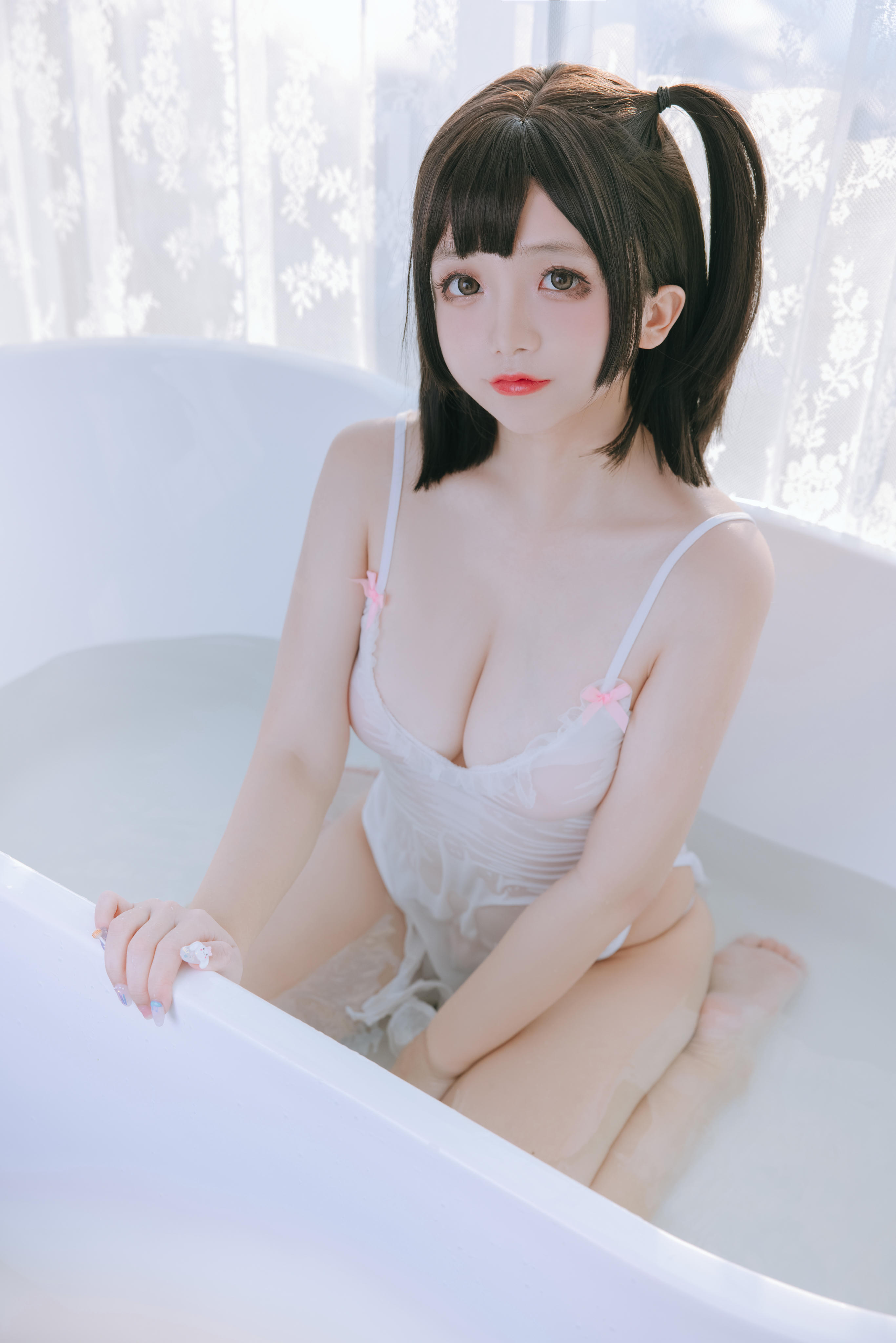 日奈娇 NO.078 湿身小白裙 [97P-1.06GB]_第1集