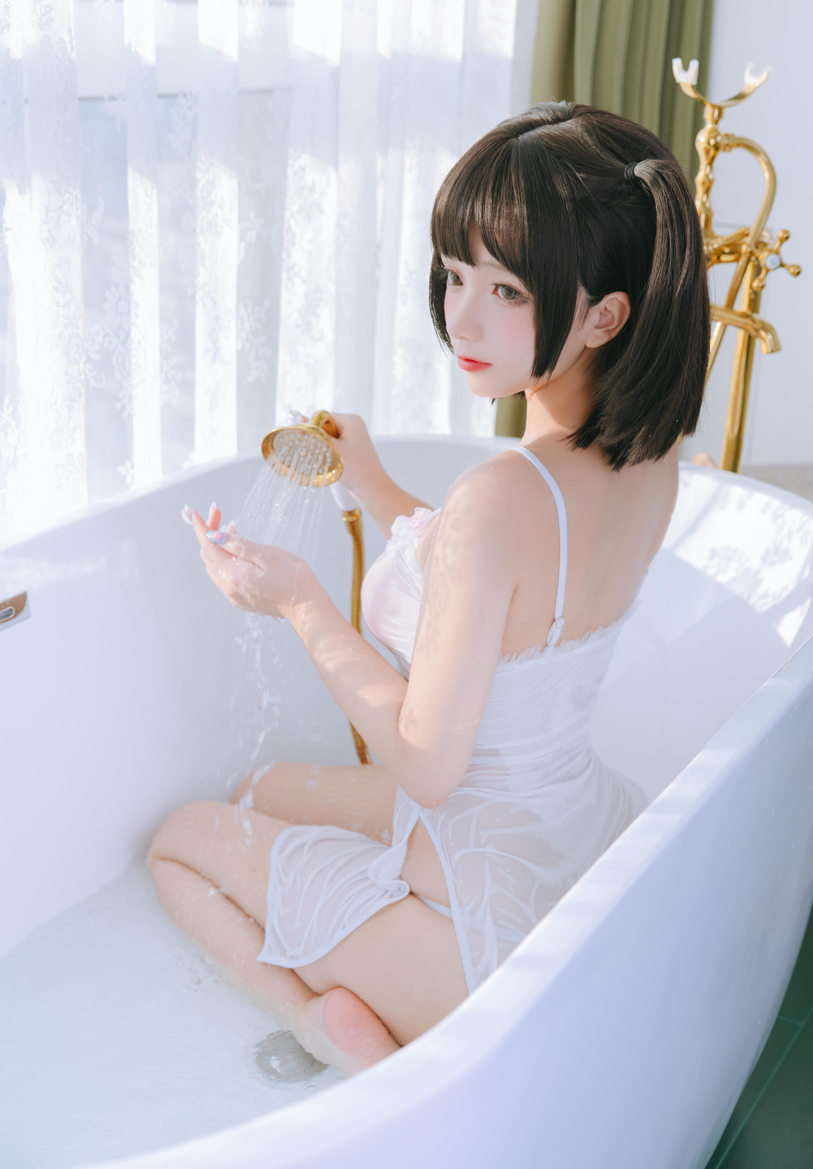 日奈娇 NO.078 湿身小白裙 [97P-1.06GB]_第3集