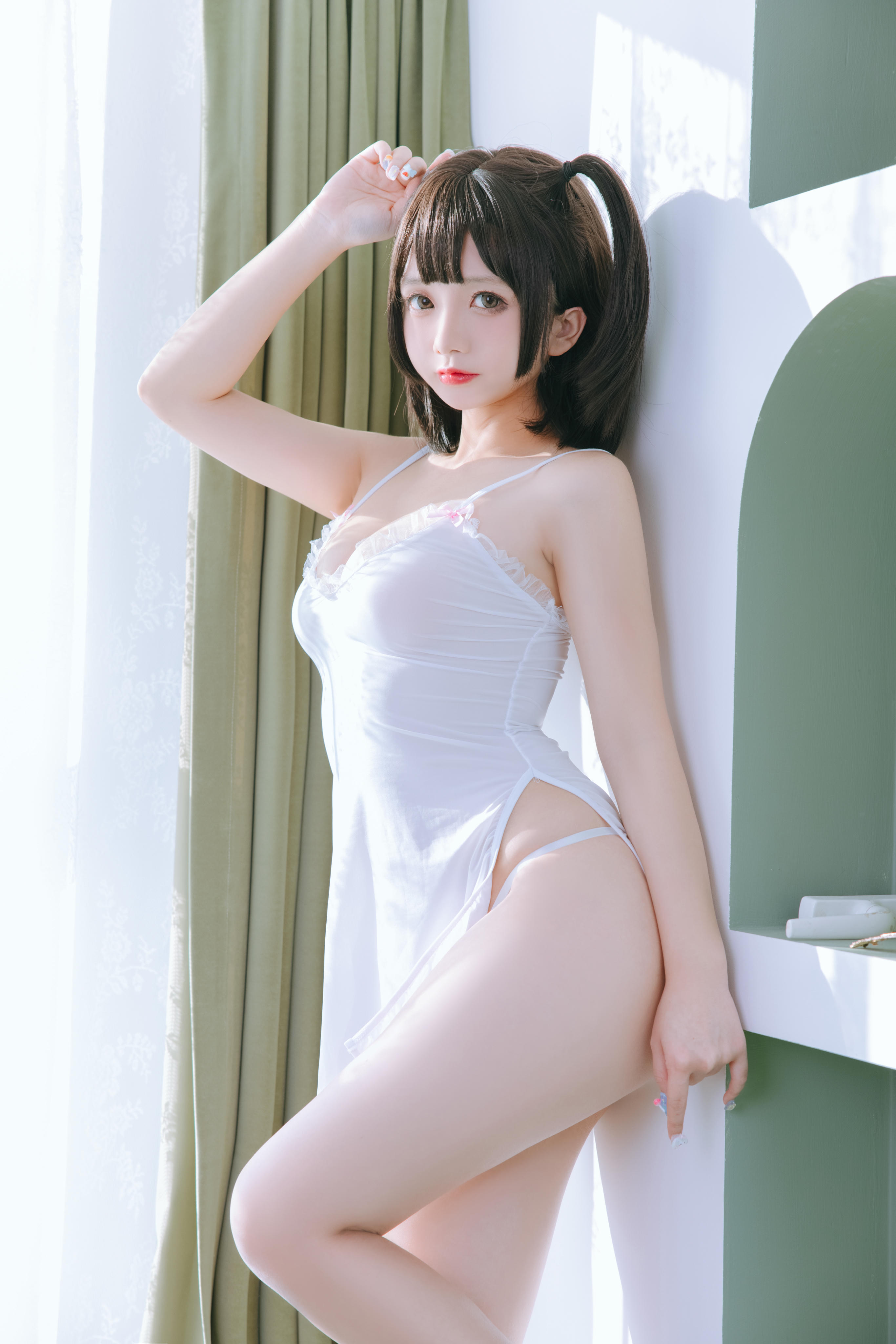 日奈娇 NO.078 湿身小白裙 [97P-1.06GB]_第1集