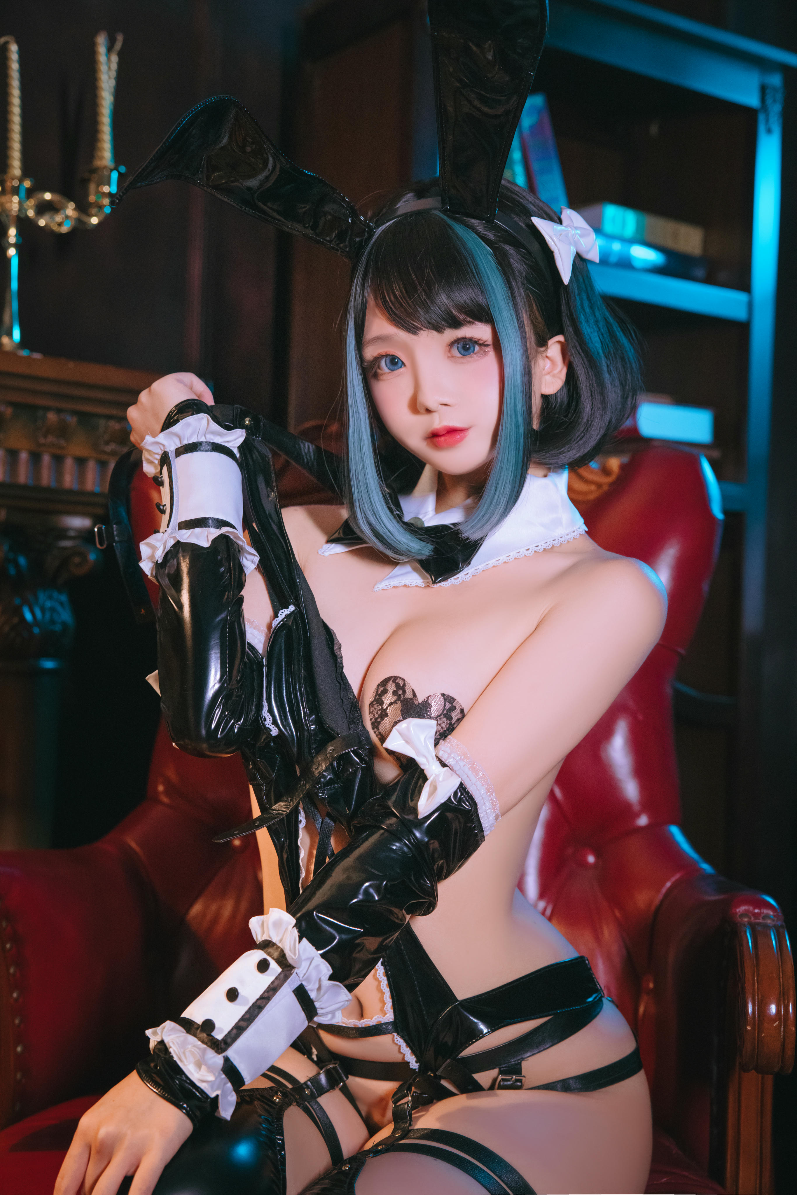 日奈娇 NO.085 万圣恶魔皮衣 [66P-1.39GB]_第2集