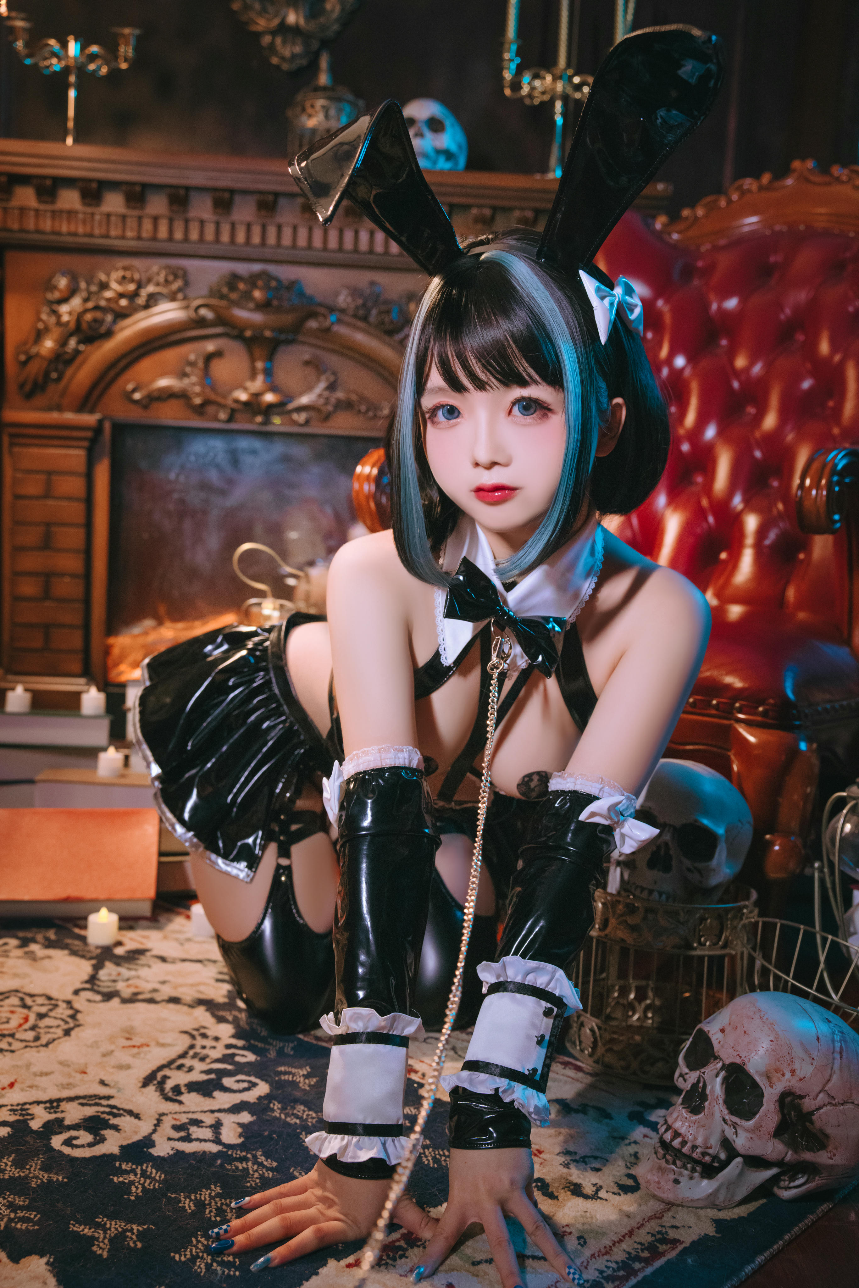 日奈娇 NO.085 万圣恶魔皮衣 [66P-1.39GB]_第2集