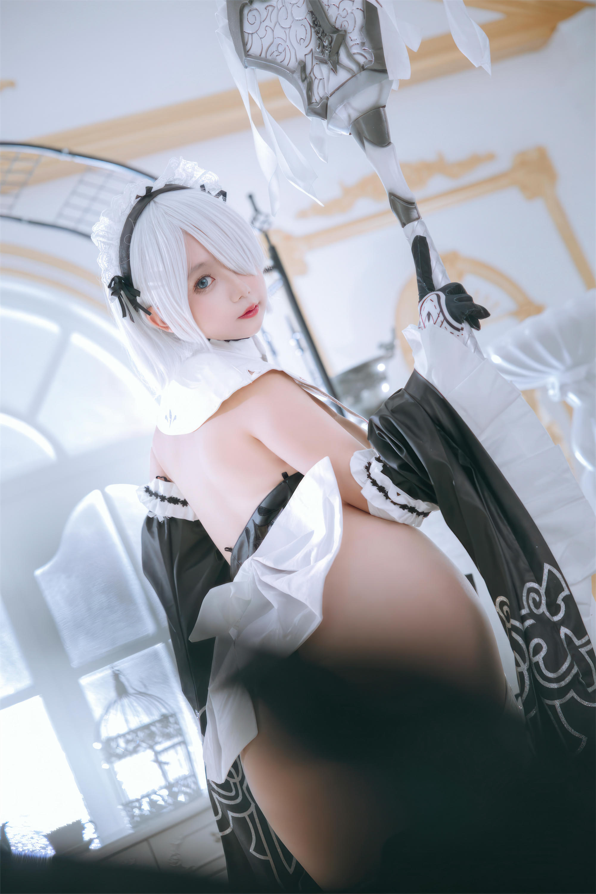 日奈娇 NO.134 2B奶盖女仆 [88P 416MB]_第2集