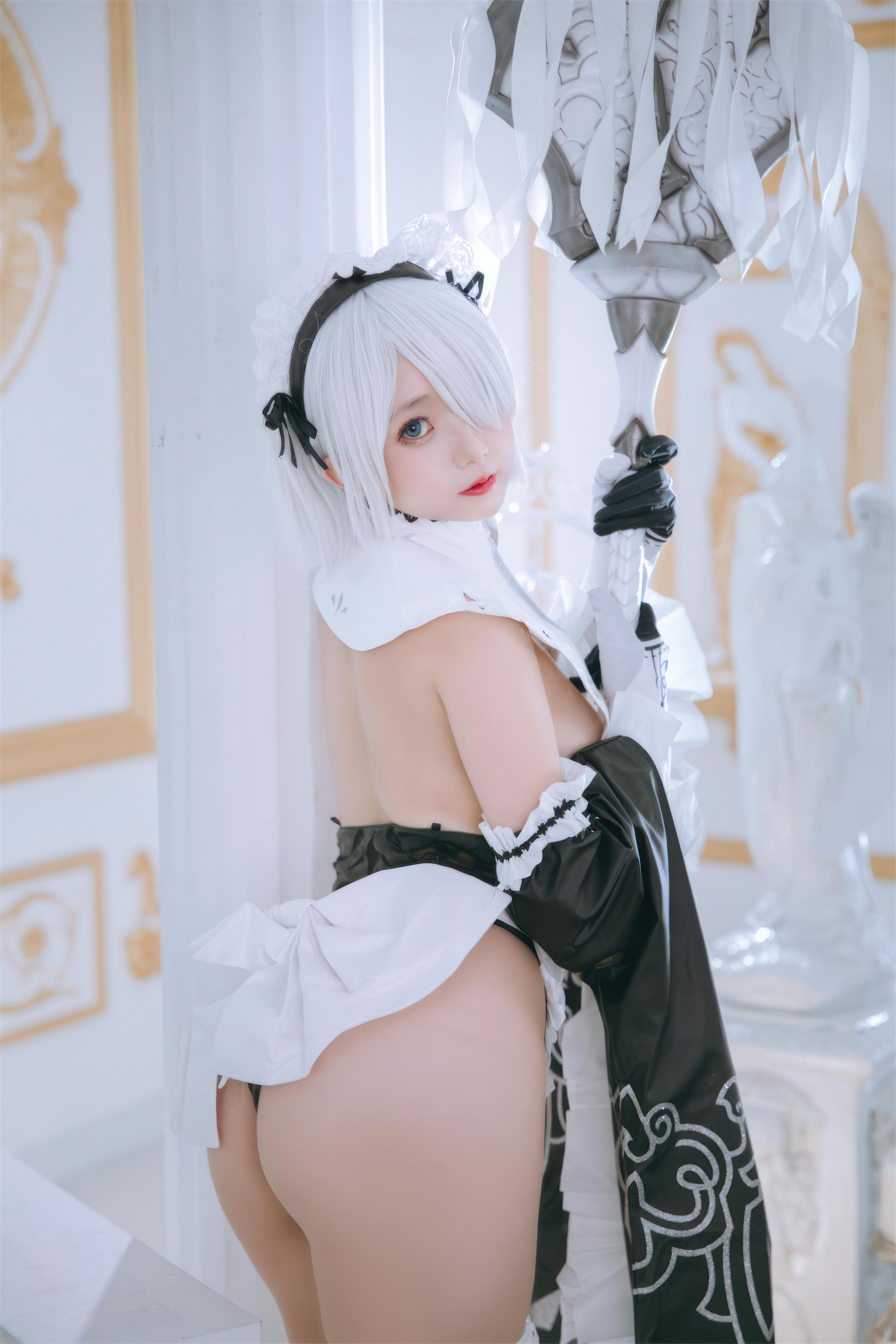 日奈娇 NO.134 2B奶盖女仆 [88P 416MB]_第3集