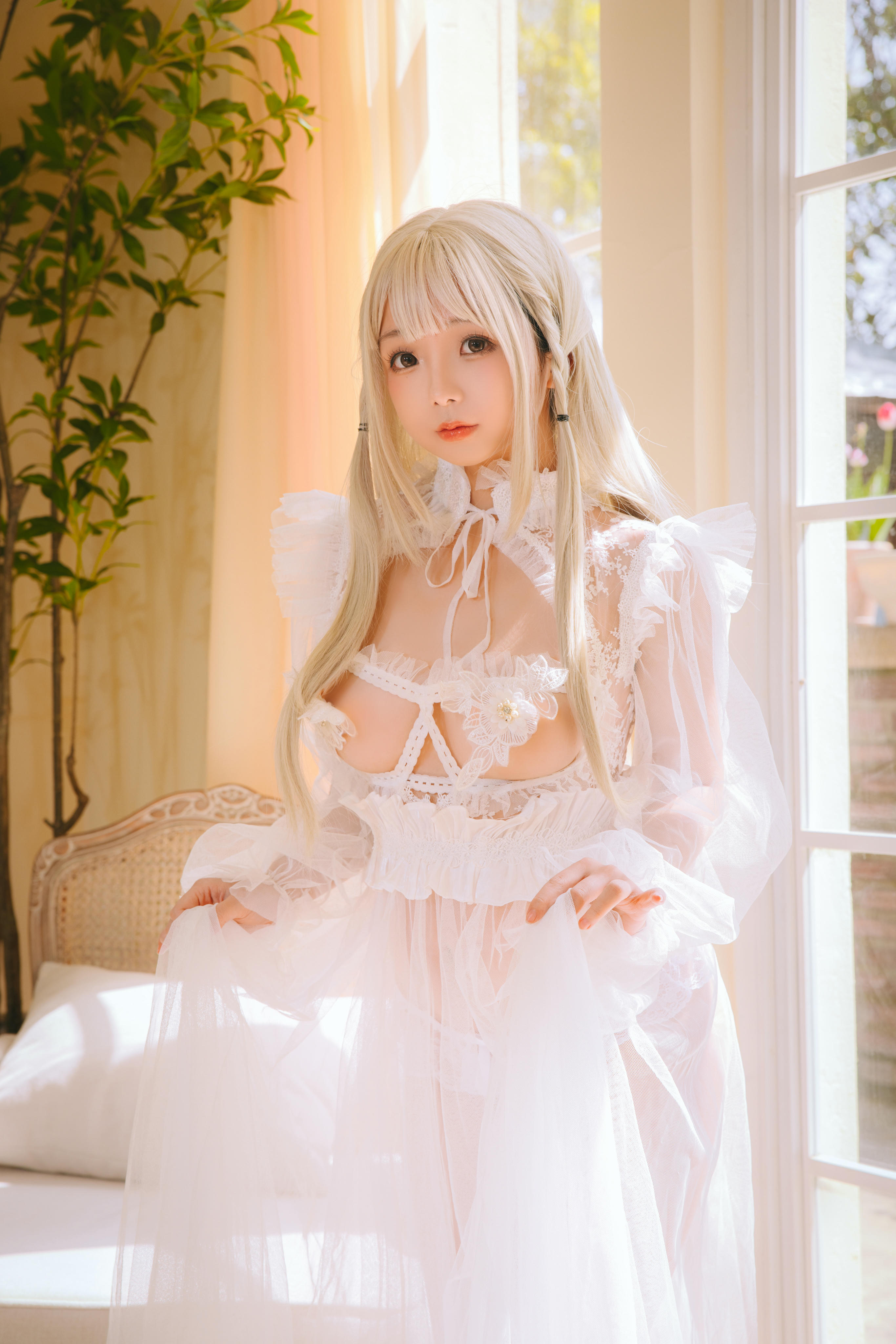日奈娇 NO.178 白纱衣 [136P4V 1GB]_第2集