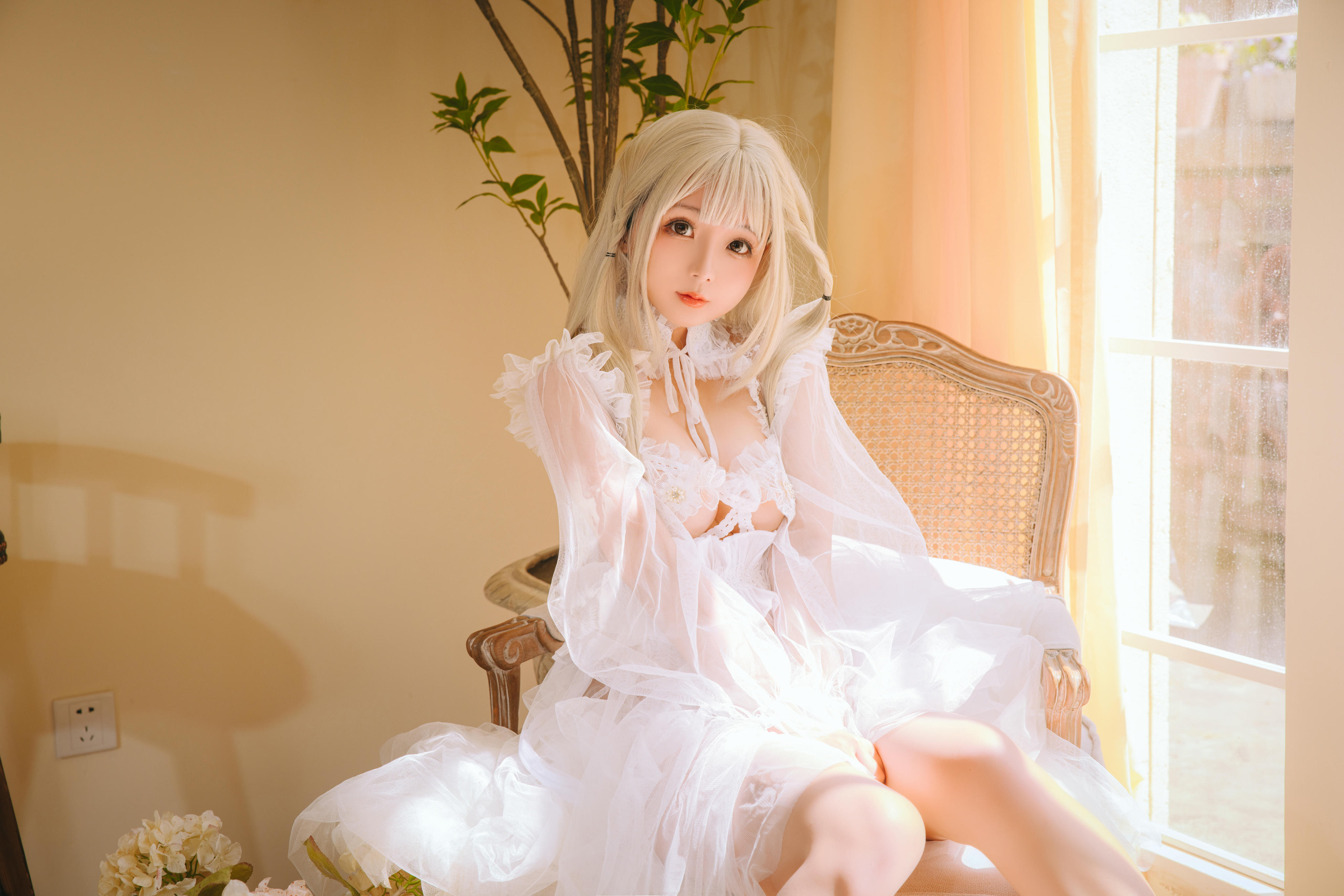 日奈娇 NO.178 白纱衣 [136P4V 1GB]_第2集